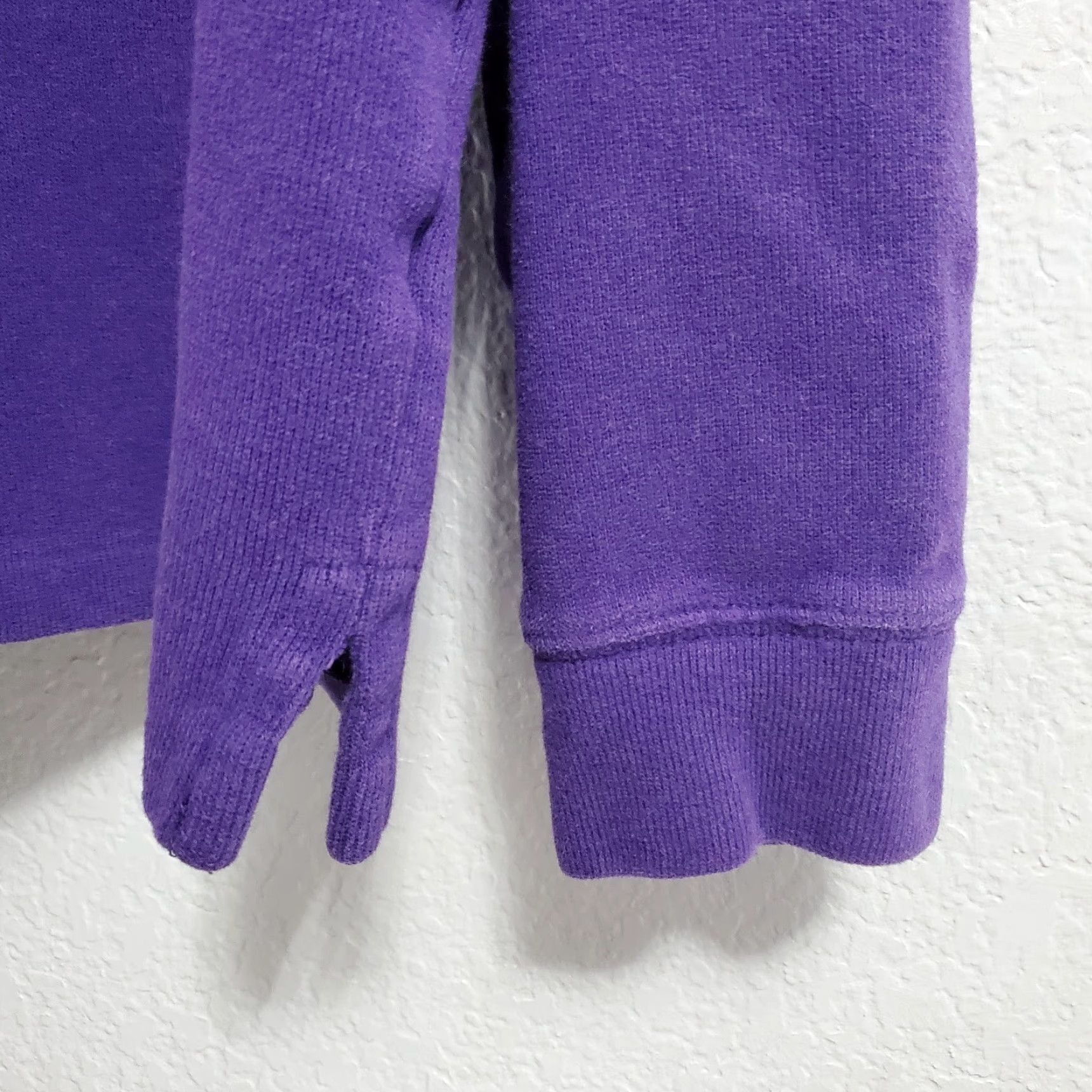 Polo Ralph Lauren Polo Ralph Lauren Sweater Men L Purple Quarter Zip Teal Pony Pullover Preppy Size US L / EU 52-54 / 3 - 6 Thumbnail