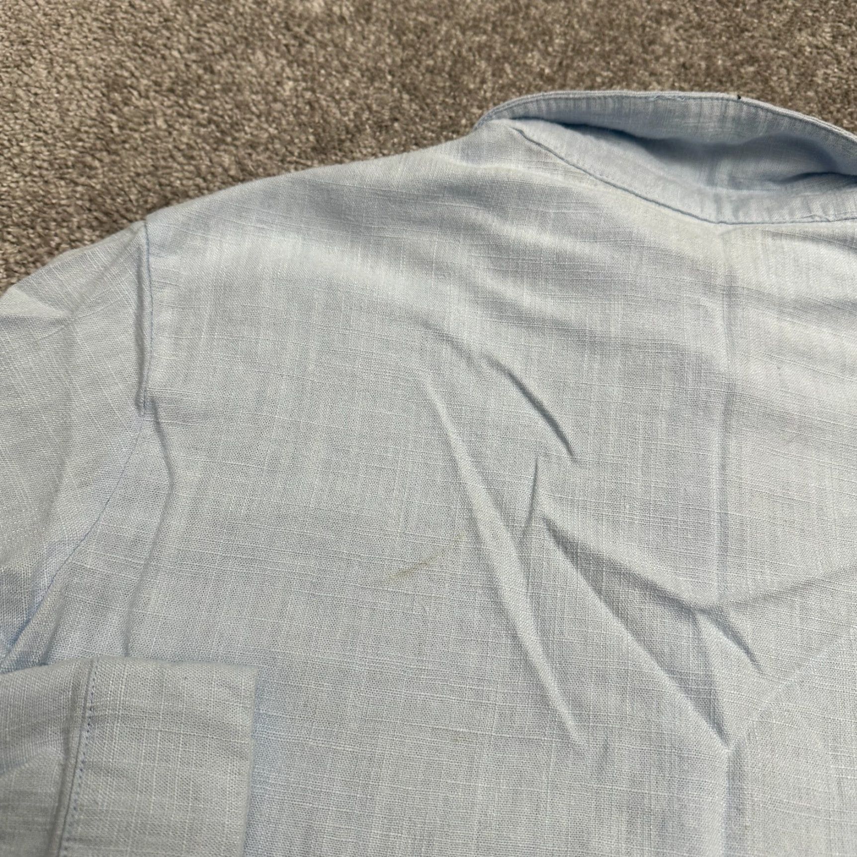 Vintage Unbranded Button Down Shirt Womens Small Light Blue Long Sleeve Casual Classic Shirt Womens Small Light Blue Long Sleeve Casual Classic Size S / US 4 / IT 40 - 5 Thumbnail