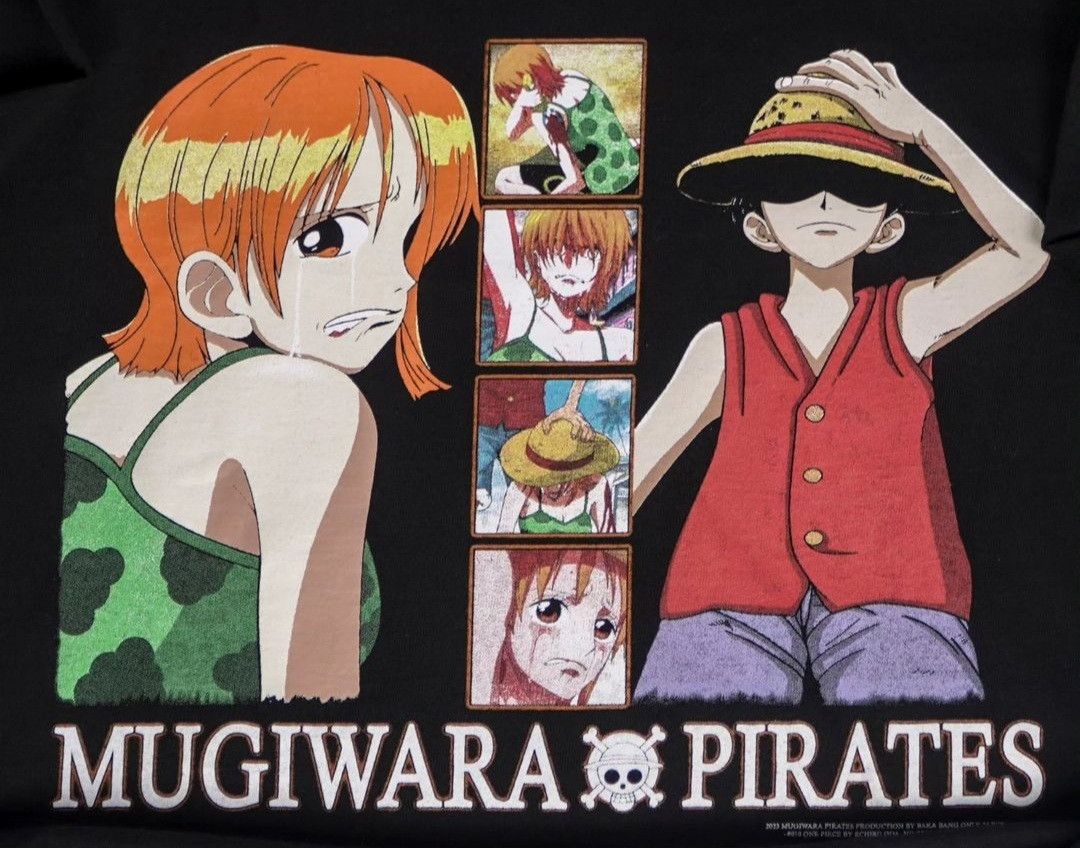 Anime × Japanese Brand RARE Anime One Piece Nami & Luffy Arc Arlong Park Size XL Size US XL / EU 56 / 4 - 4 Thumbnail