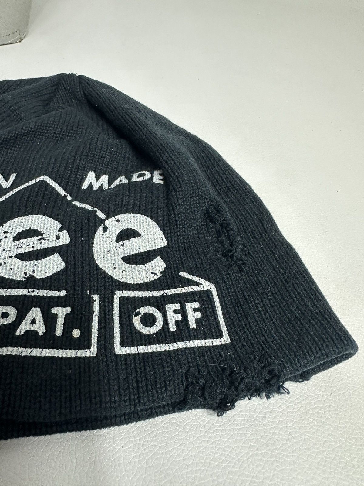 Lee Lee Distressed Punk Bondage Design Beanie hats Size ONE SIZE - 11 Thumbnail