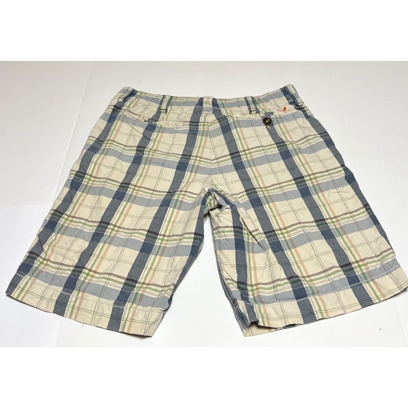 American Eagle Outfitters American Eagle Outfitters Shorts Men Plaid Bermuda Flat Front Distressed Multicolor 34 Inseam 10 Casual Casual Mens Bermuda Shorts Size US 34 / EU 50 - 2 Thumbnail