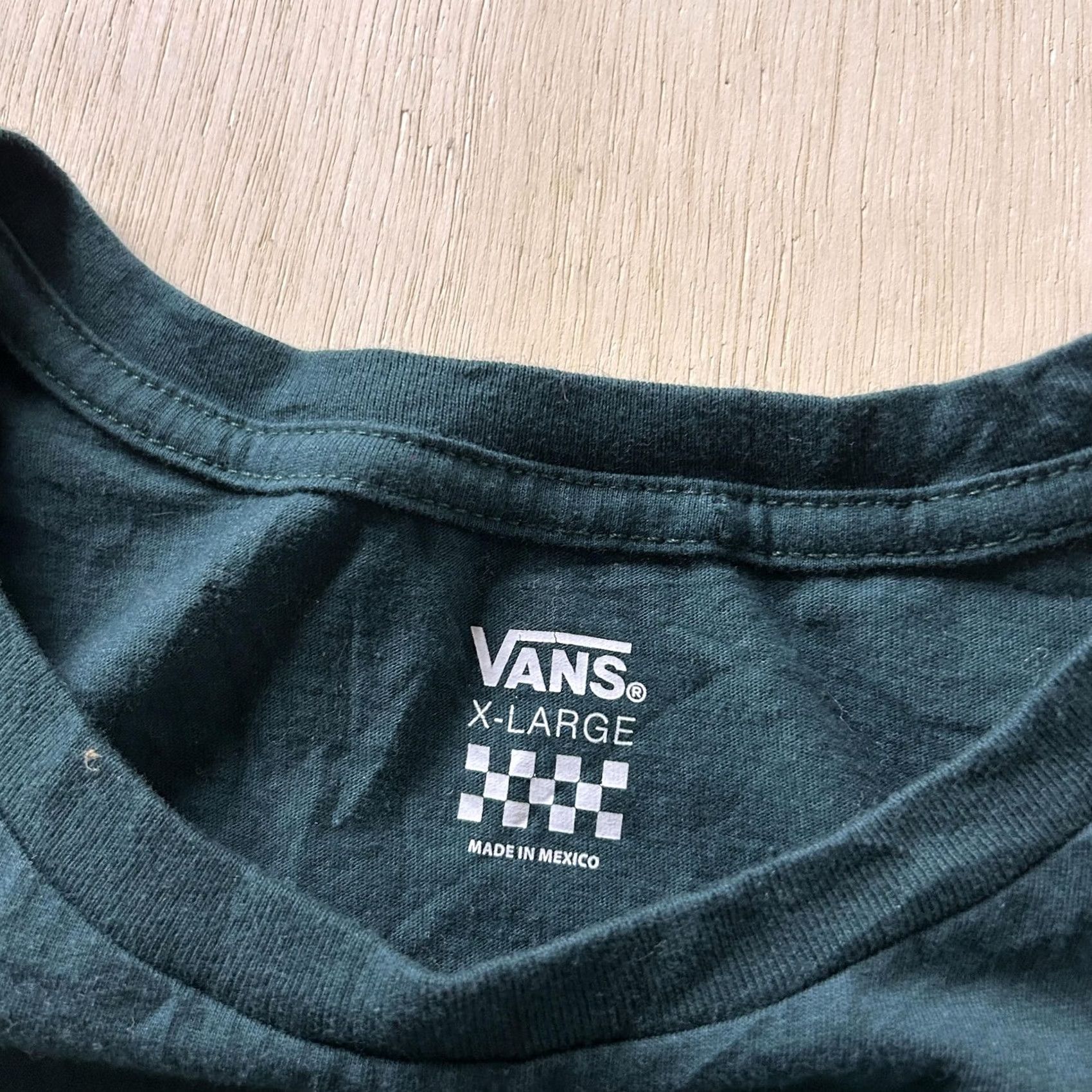 Vans VANS Shirt Womens XL Green Cropped Box Logo Crew Neck Skate Tee T-Shirt Size XL / US 12-14 / IT 48-50 - 3 Thumbnail
