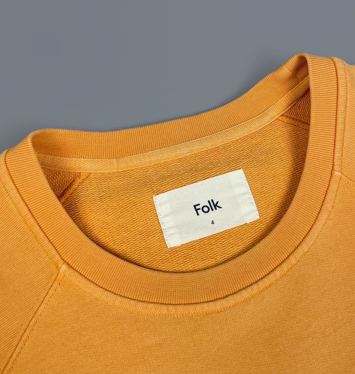 Folk FOLK Crew Neck Cotton LS Sweatshirt Size 4 Made Portugal Size US L / EU 52-54 / 3 - 9 Thumbnail