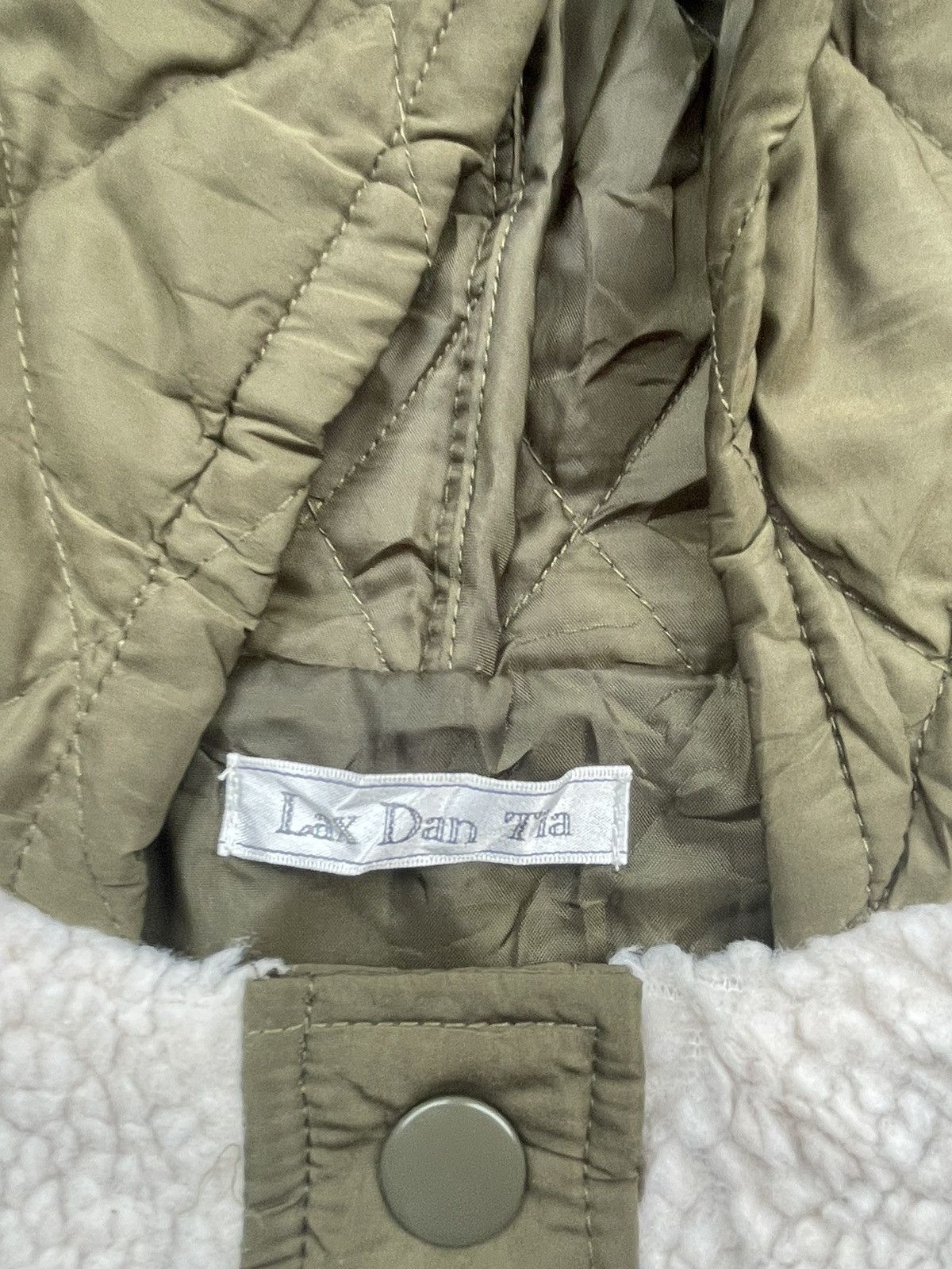 Japanese Brand Lax Dan Tia Quilted Sherpa Jacket Size US XL / EU 56 / 4 - 14 Thumbnail
