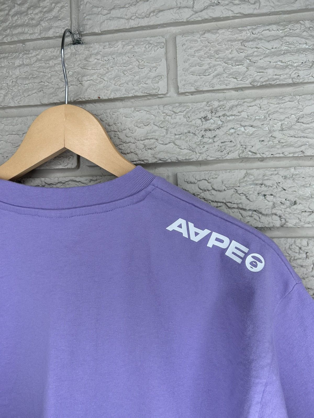 Aape Aape Badge Lavender T Shirt Size US S / EU 44-46 / 1 - 9 Thumbnail