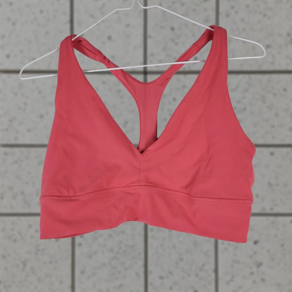 Athleta Athleta Womens M Coral Racerback Sports Bra Top Size M / US 6-8 / IT 42-44 - 1 Thumbnail