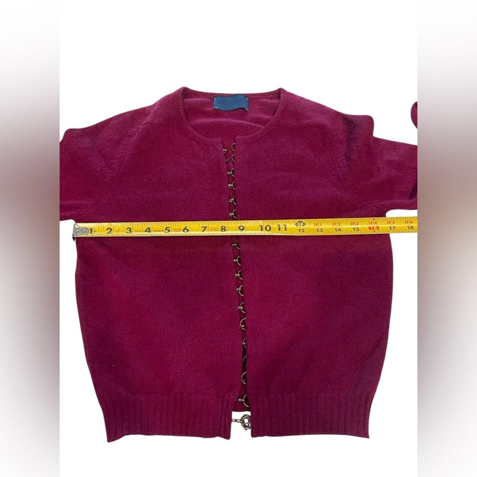 Balmain Balmain Paris Vintage Cashmere SweaterSize: S Size S / US 4 / IT 40 - 8 Thumbnail
