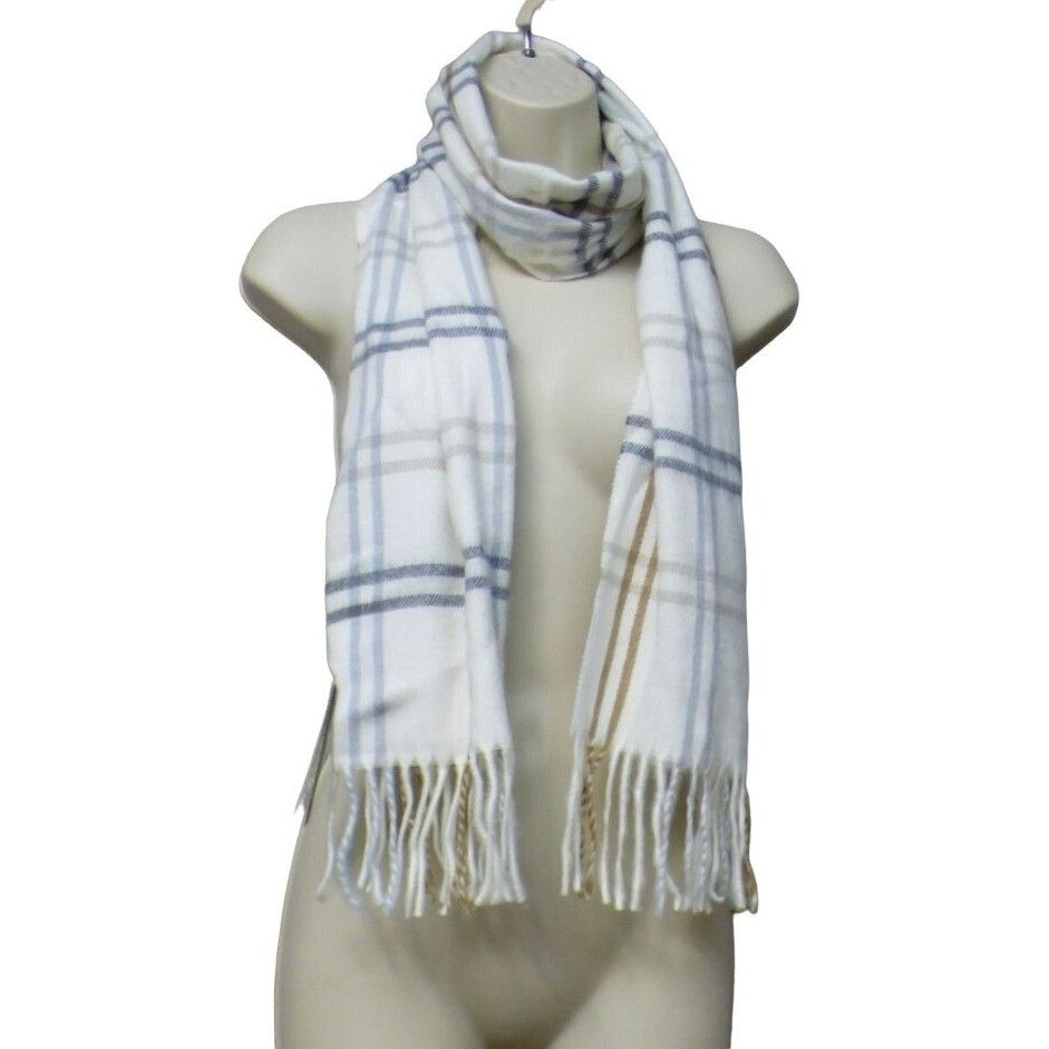 Steve Madden Set of 3 Steve Madden Plaid Muffler Scarves Made in Italy Size ONE SIZE - 4 Thumbnail