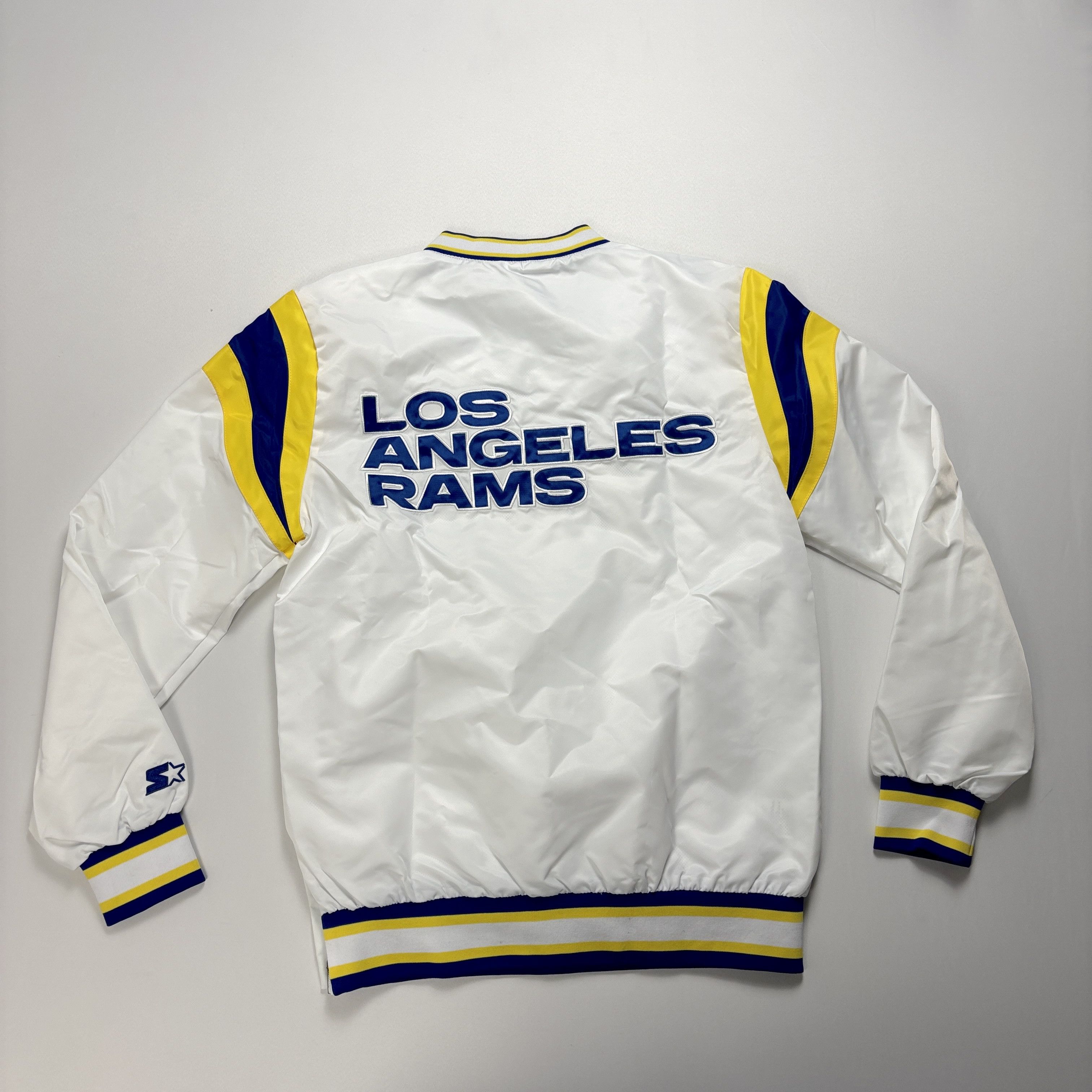 Starter Los Angeles Rams Starter Mens Windbreaker Jacket White Sz S Size US S / EU 44-46 / 1 - 5 Thumbnail
