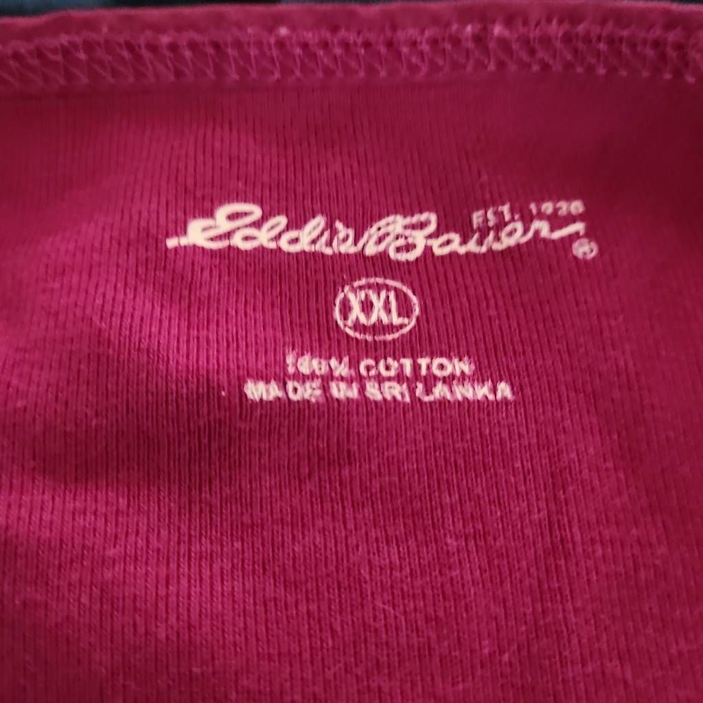 Eddie Bauer Eddie Bauer Ladies Size XXL Purple Lightweight Button Down C Size XXL / US 16-18 / IT 52-54 - 5 Thumbnail