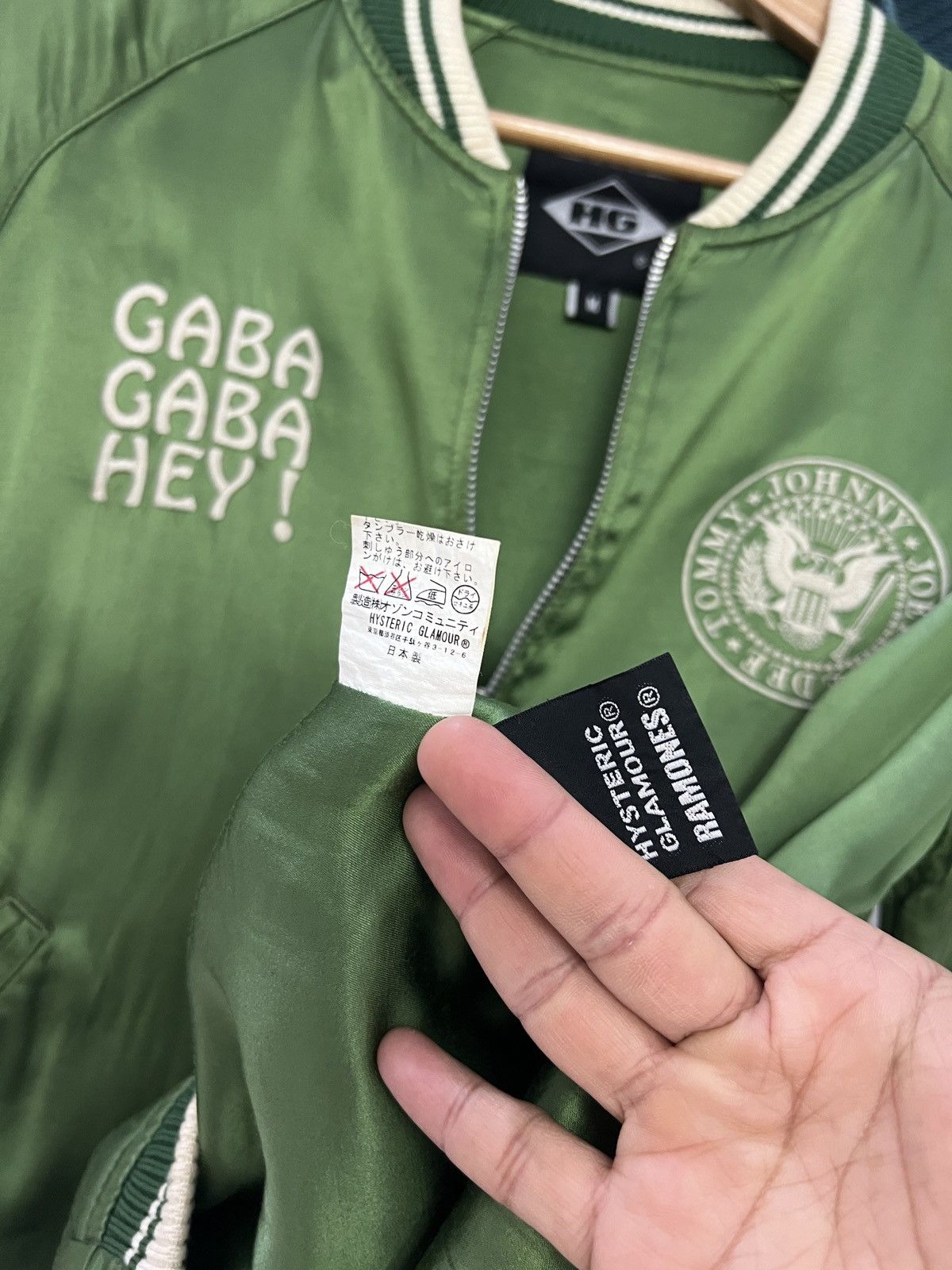 Hysteric Glamour HYSTERIC GLAMOUR X RAMONES JAPANESE BRAND SUKAJAN JACKET Size US M / EU 48-50 / 2 - 14 Thumbnail