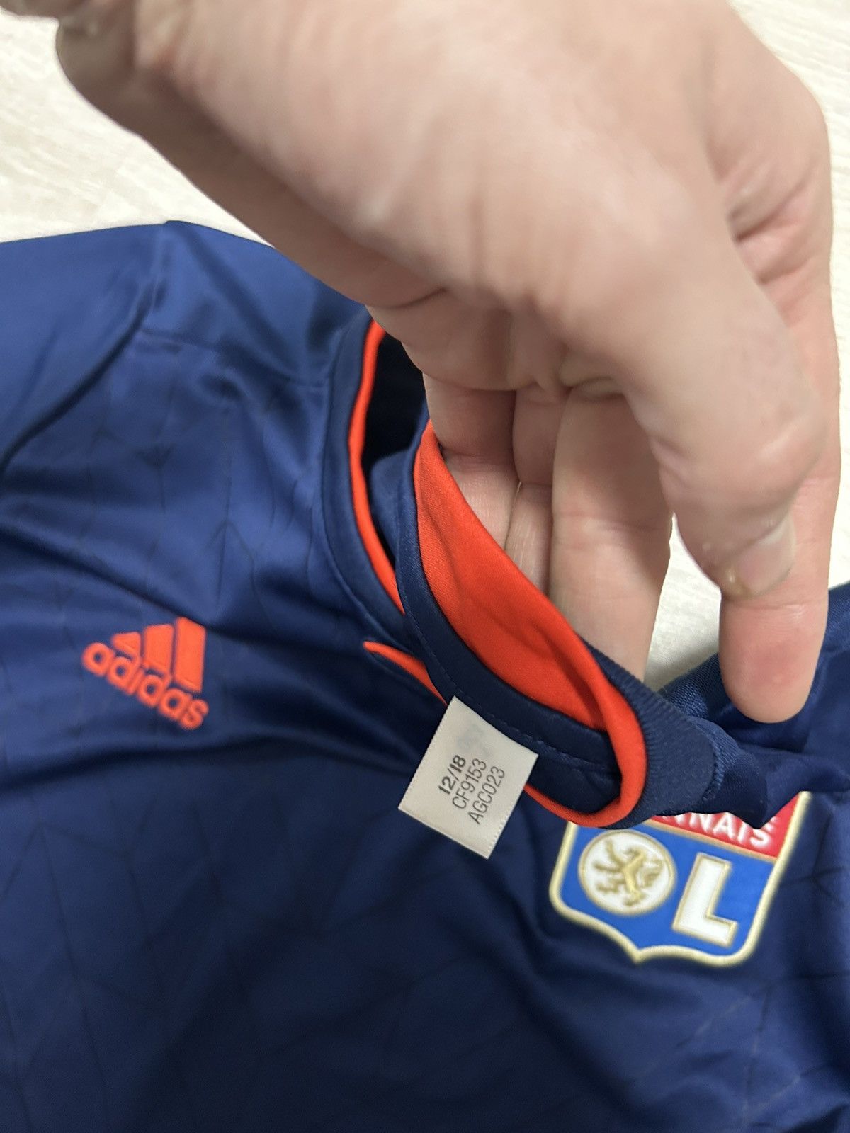 Adidas Adidas Soccer Jersey Olimpique Lyon Marseille size M Size US M / EU 48-50 / 2 - 9 Thumbnail