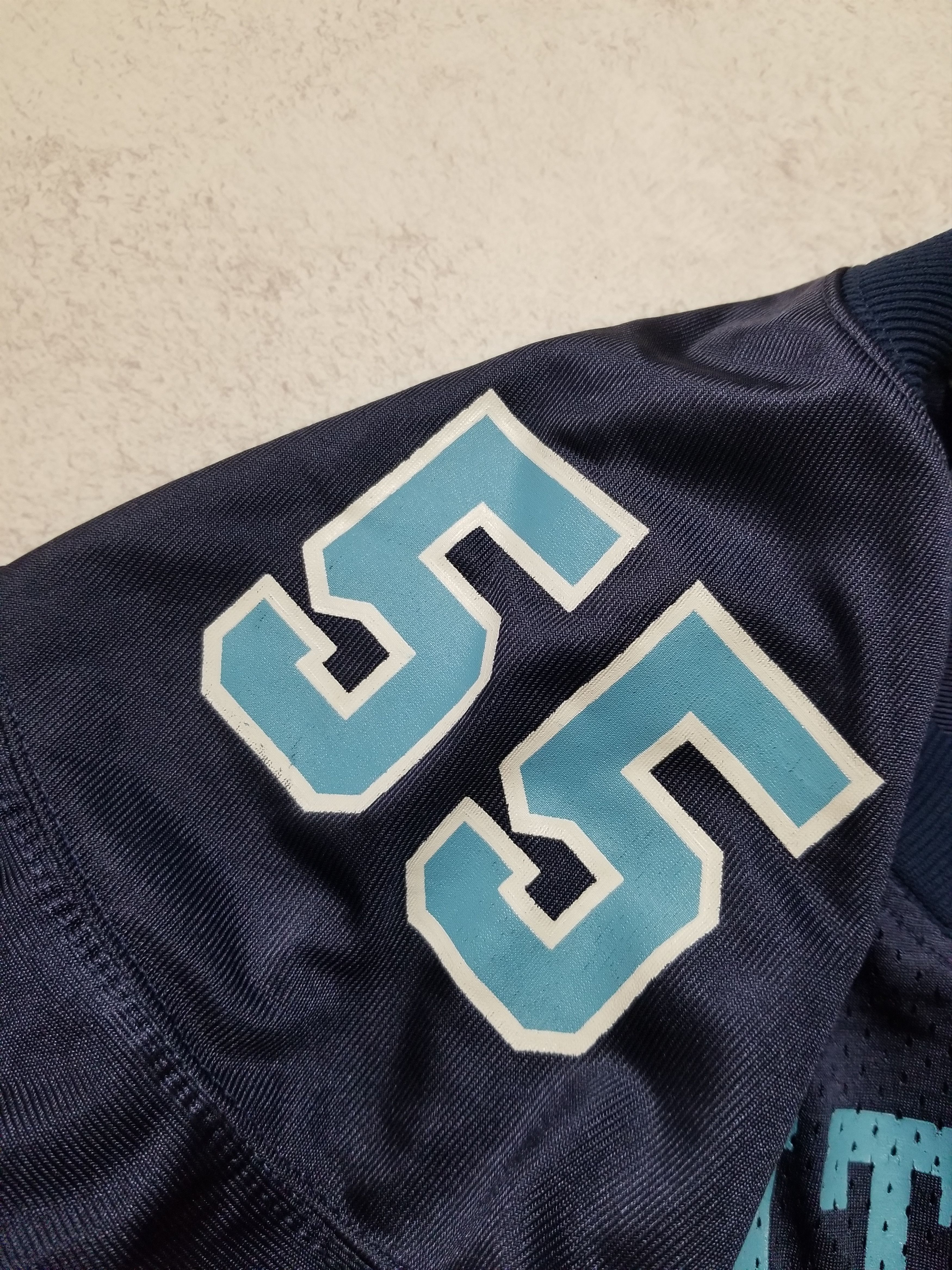 Nike Vintage Nike Panthers #55 NFL Jersey Size US S / EU 44-46 / 1 - 6 Thumbnail