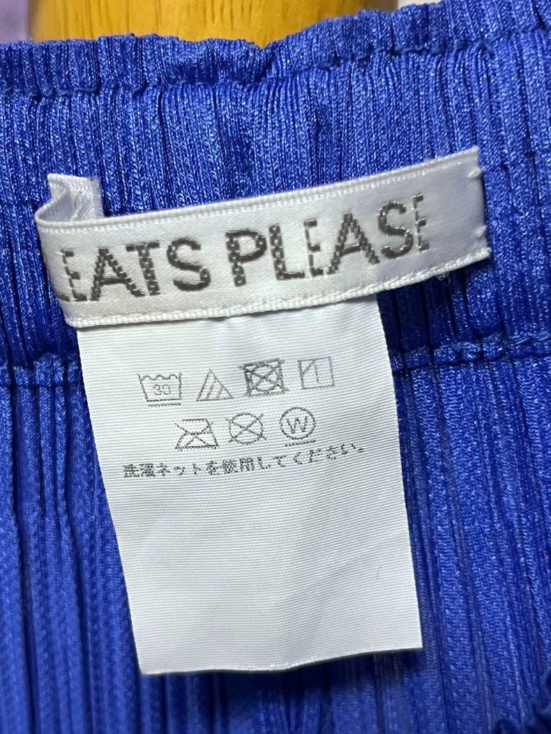 Issey Miyake Issey Miyake size:3 Blue loose straight-leg pants Size 22" - 3 Thumbnail
