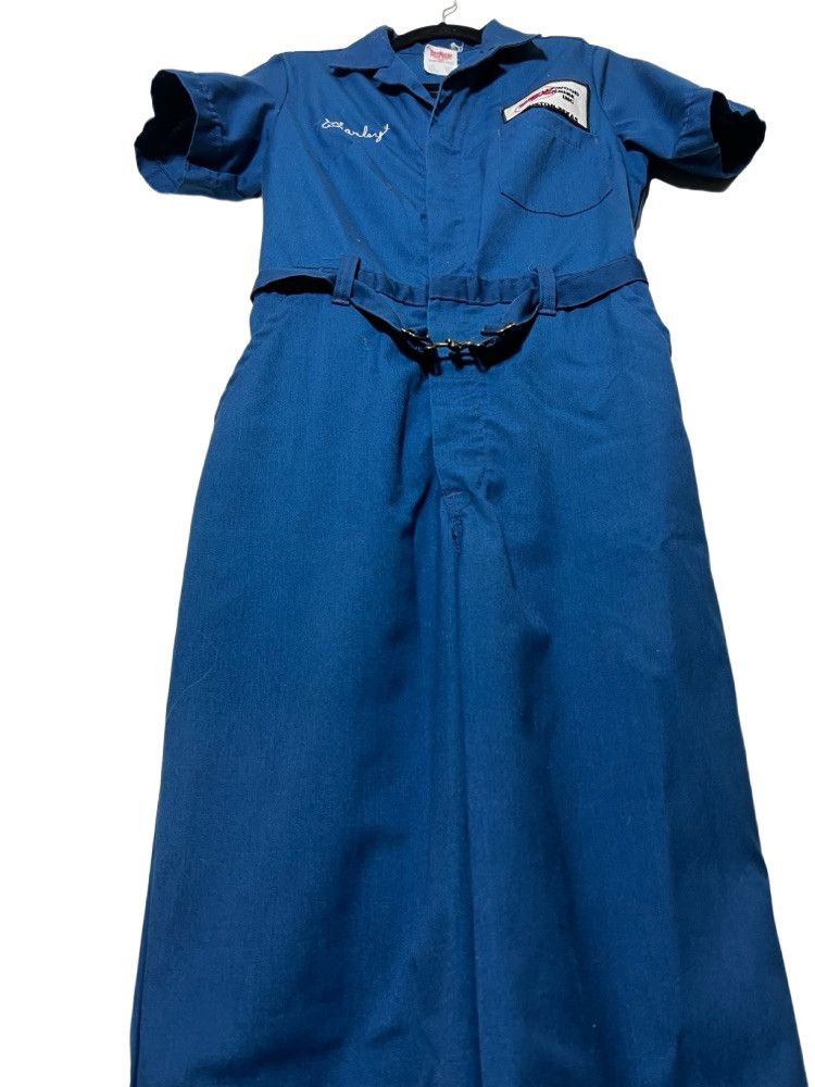 Vintage Vintage 60's Topp Master Jumpsuit - Hollywood Marine Inc. Size 29" - 2 Thumbnail