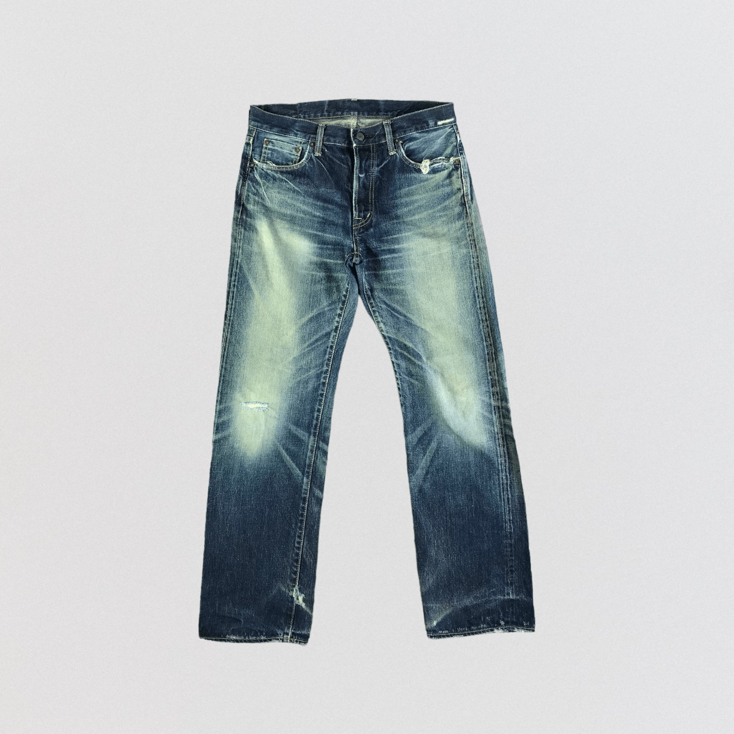 Japanese Brand Vintage Omnigod Redline Jeans-JM3507 Size US 33 - 1 Thumbnail