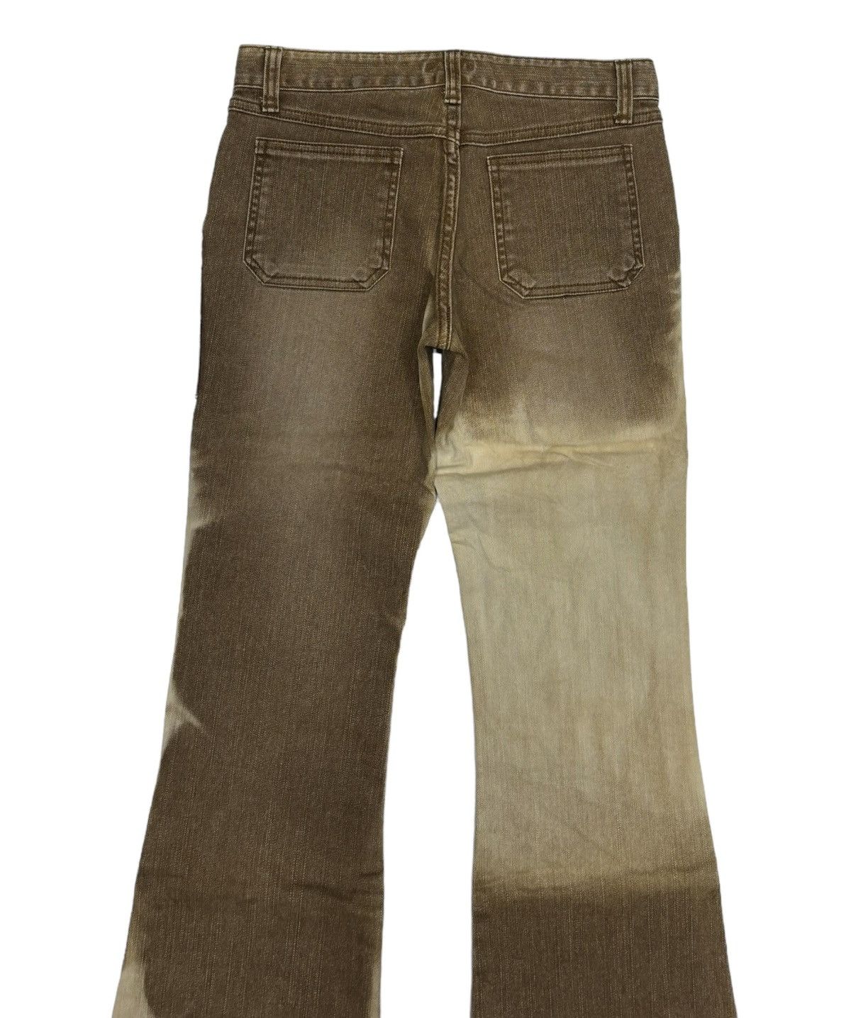 Other RARE FLARE JEANS ORANGE FADED BOOTCUT DENIM JEANS Size 26" / US 2 / IT 38 - 6 Thumbnail