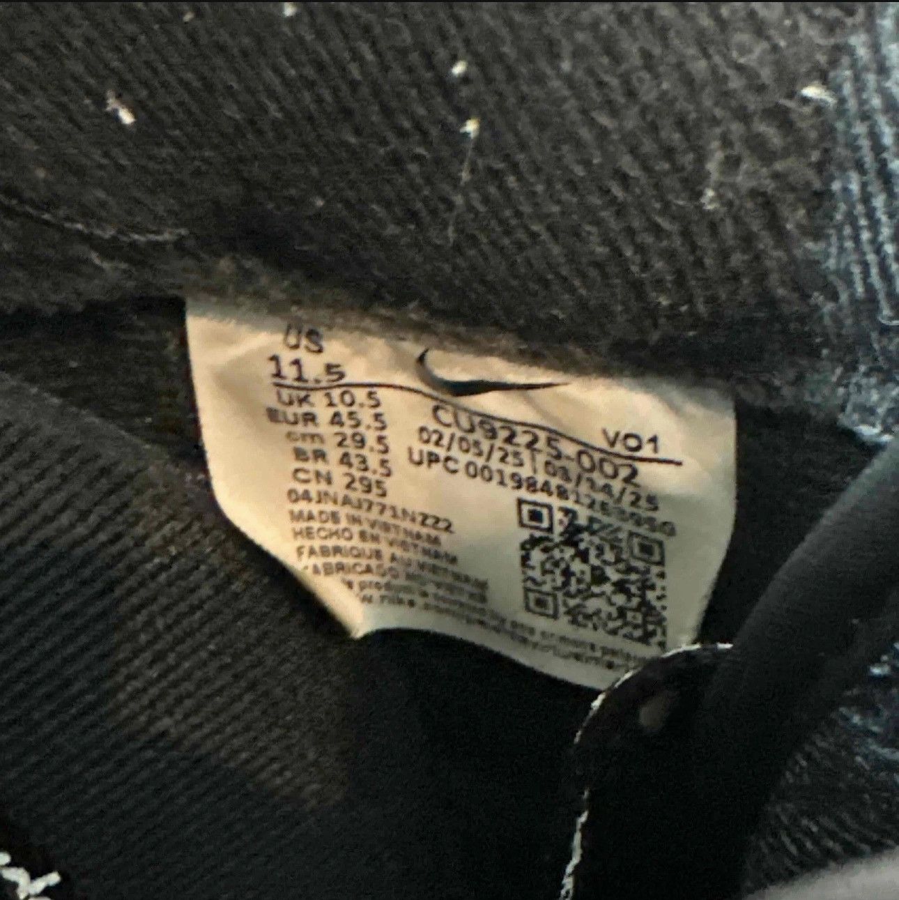 Supreme Nike Air Force 1 Low Supreme Black White Size US 11.5 / EU 44-45 - 7 Thumbnail