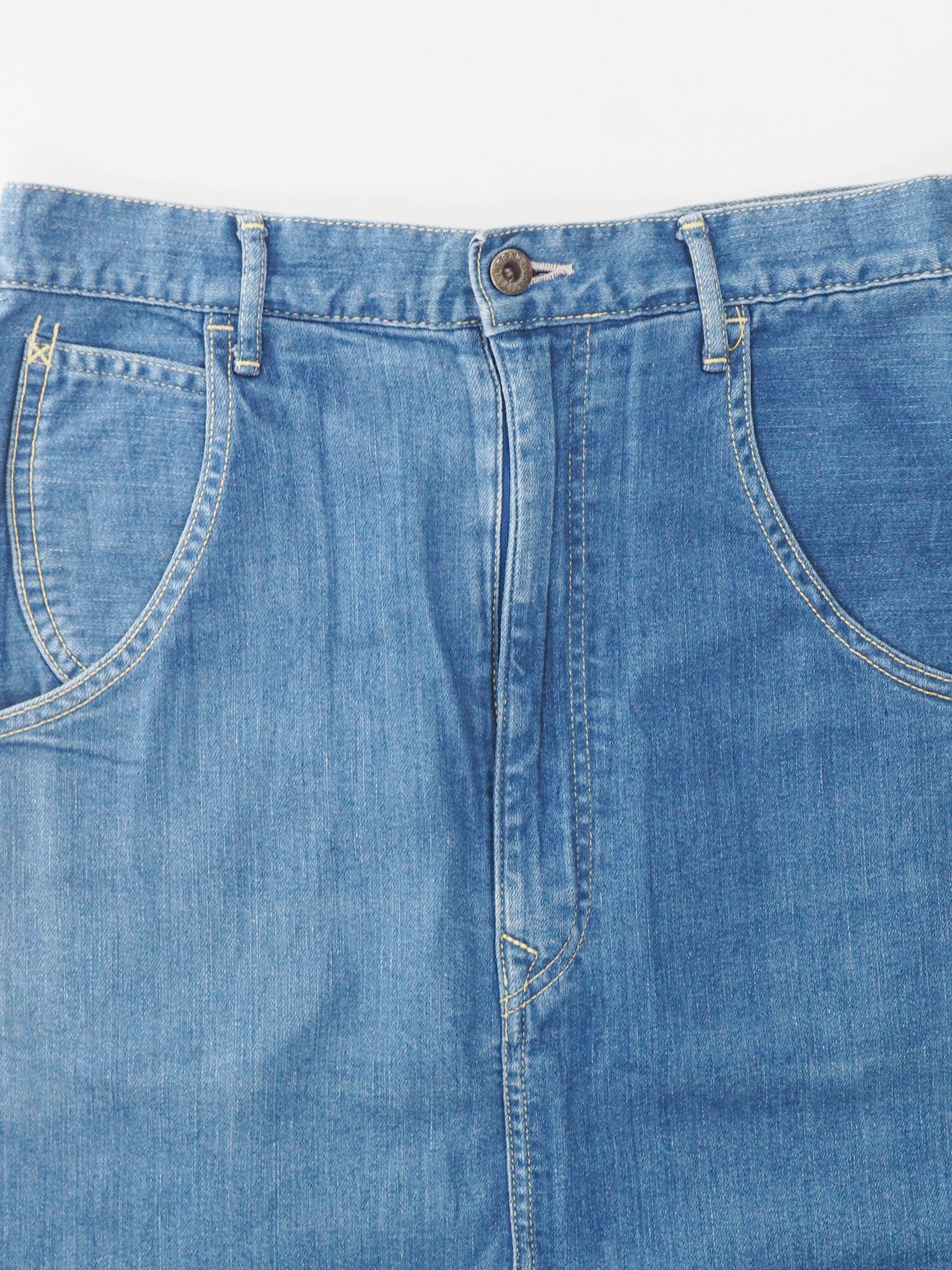 Kapital Kapital denim midi skirt Size 28" / US 6 / IT 42 - 2 Thumbnail