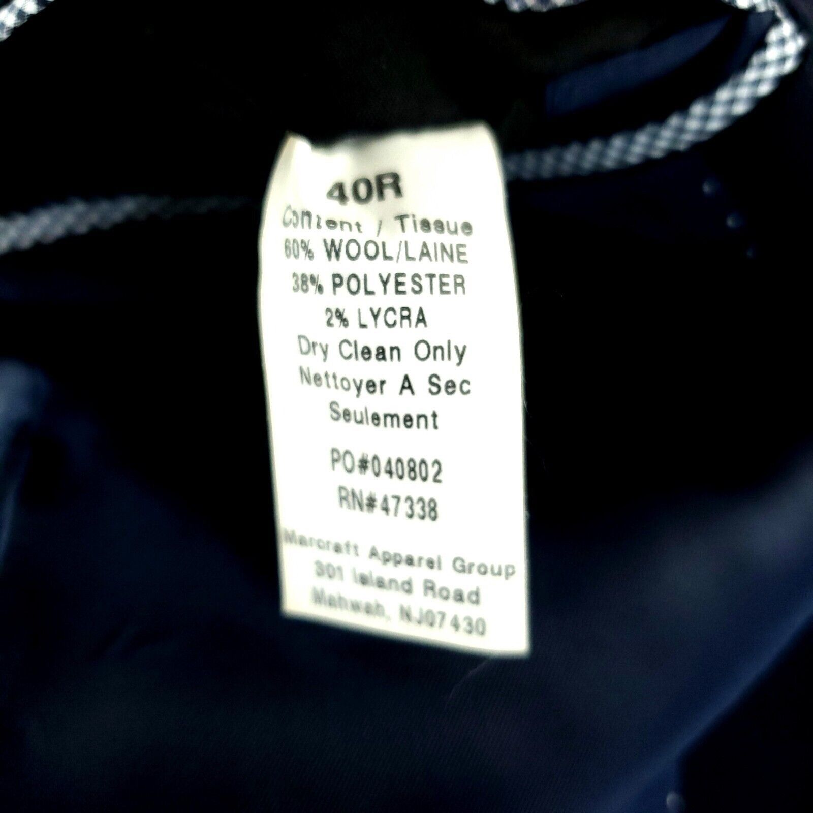 Tommy Hilfiger Tommy Hilfiger Wool Polyester 2 Gold Button Blazer 40S Blue Size 40S - 9 Thumbnail