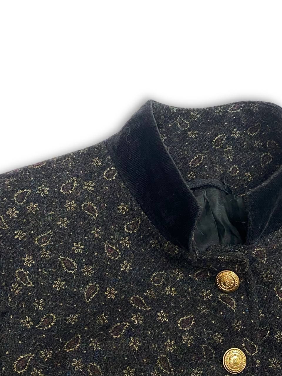 Vintage 80s Vintage BASSET West Germany Tweed Womens Blazer M519 Size M / US 6-8 / IT 42-44 - 4 Thumbnail