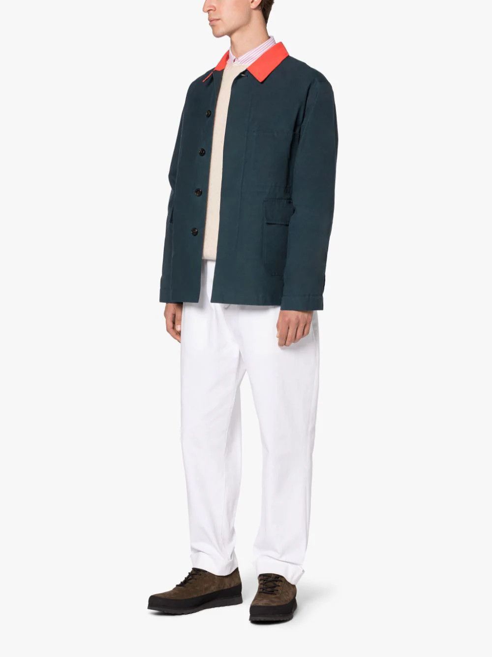 Mackintosh o1mle0424 Drizzle Chore Jacket in Green Size US S / EU 44-46 / 1 - 5 Thumbnail