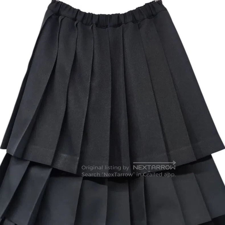 Comme des Garcons Comme Des Garcons size S Main Layer Triple Pleated Skirt Size 23" - 4 Thumbnail