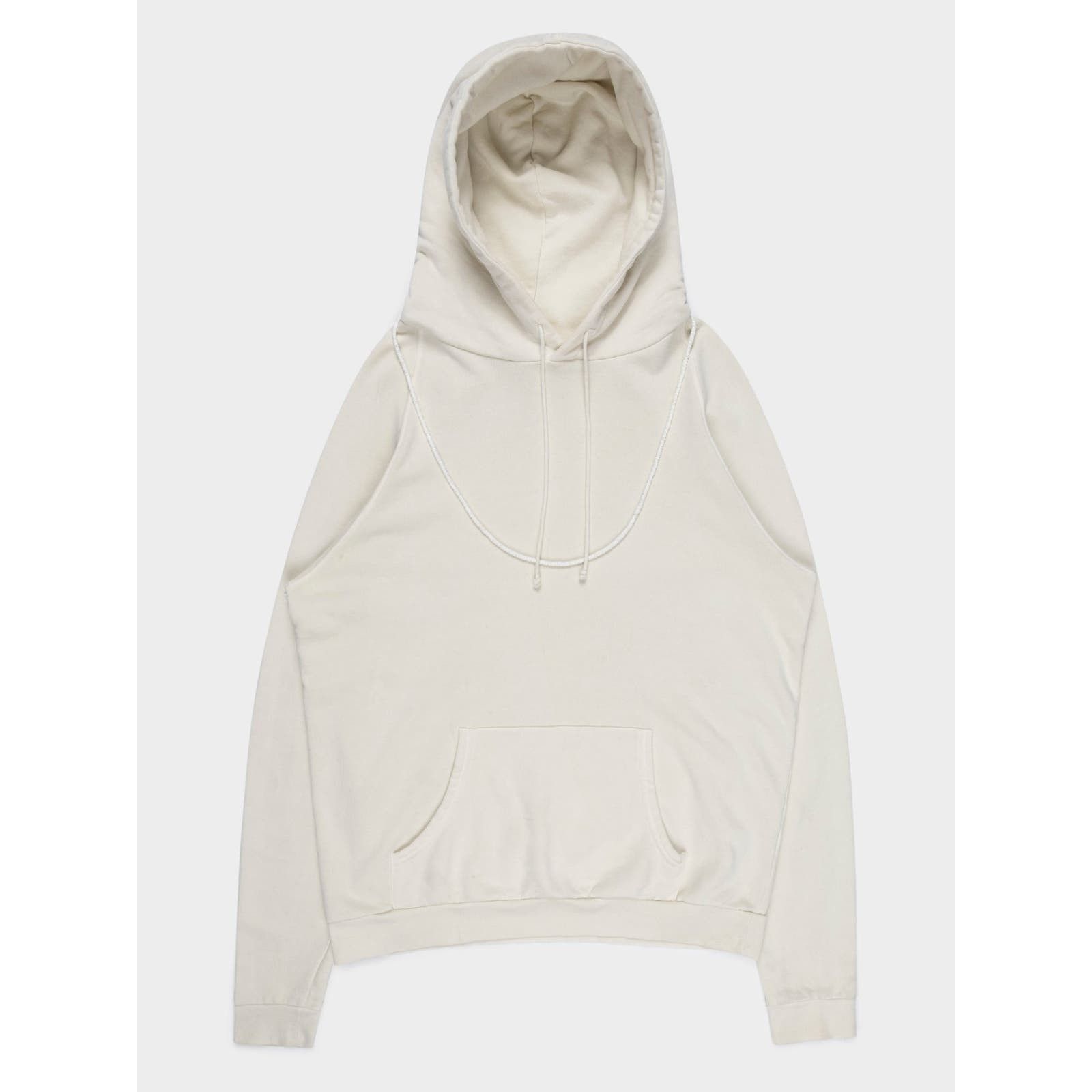 image of Raf Simons Ss04 Necklace Hoodie in White, Men's (Size Medium)