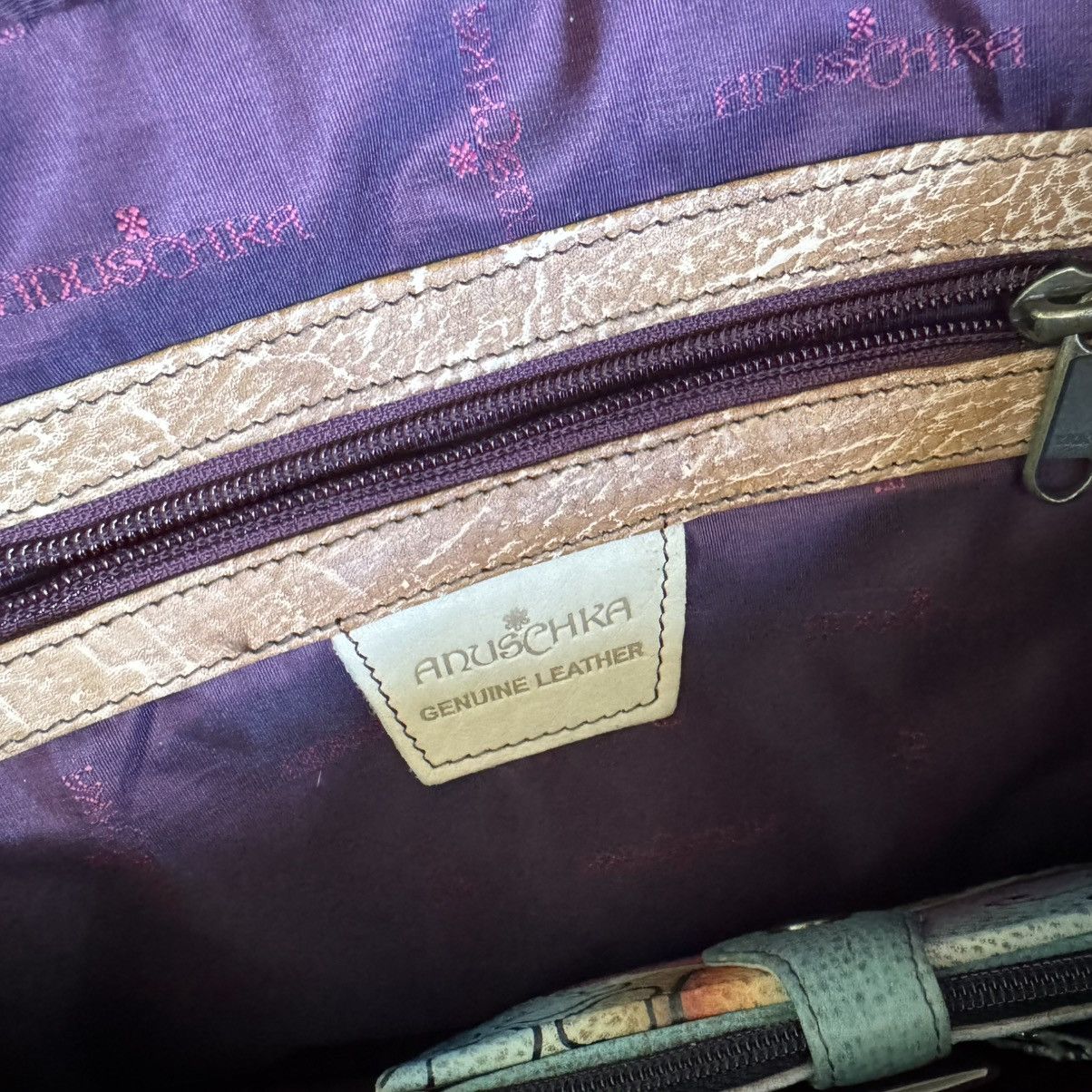 Other Vintage ANUSCHKA Hand Painted Multi Compartment Satchel Size ONE SIZE - 11 Thumbnail