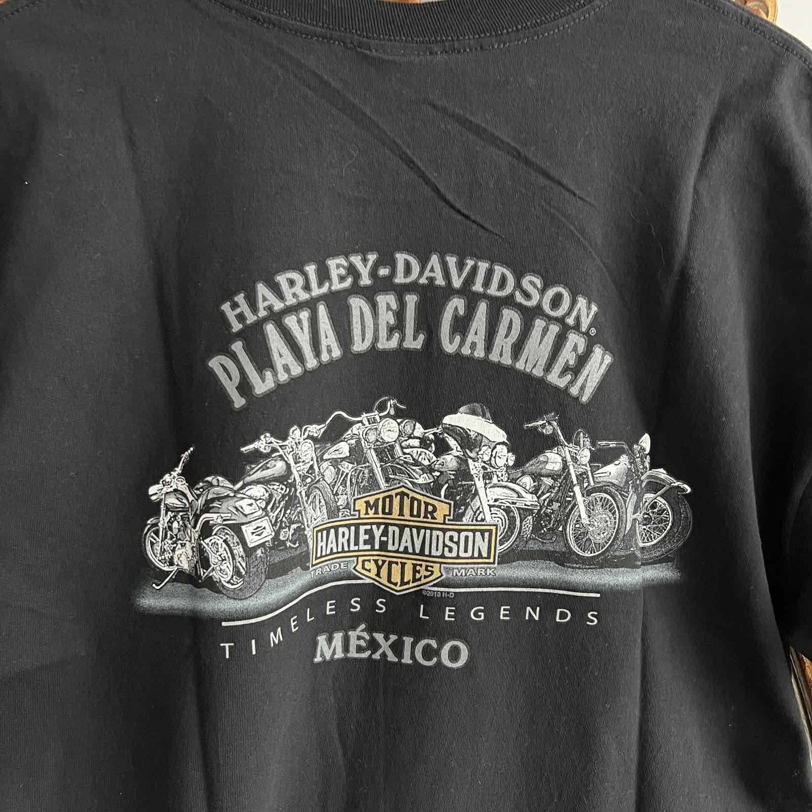 Harley Davidson × Vintage Black Harley Davidson Mexico Tee Shirt Sz XL Size US XL / EU 56 / 4 - 5 Thumbnail