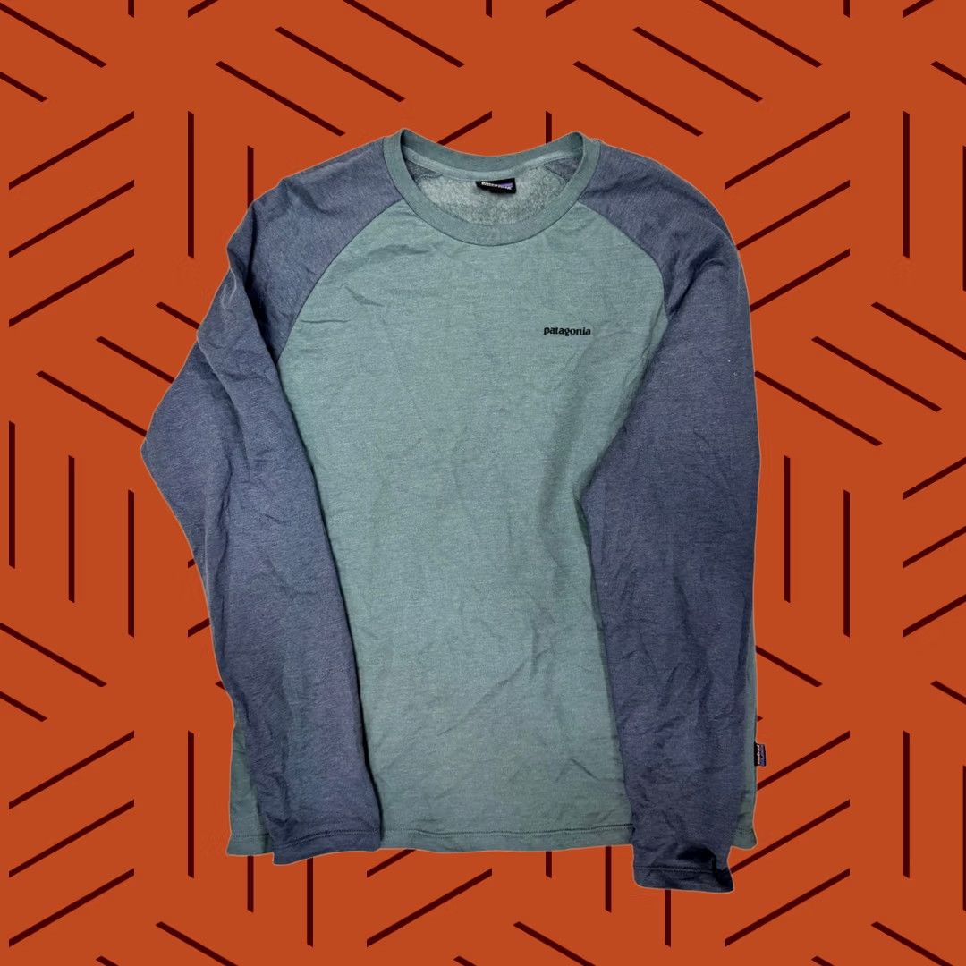 Patagonia Patagonia P-6 Logo Sweatshirt Men's XL Blue Organic Cotton Crewneck Pullover Size US XL / EU 56 / 4 - 1 Thumbnail