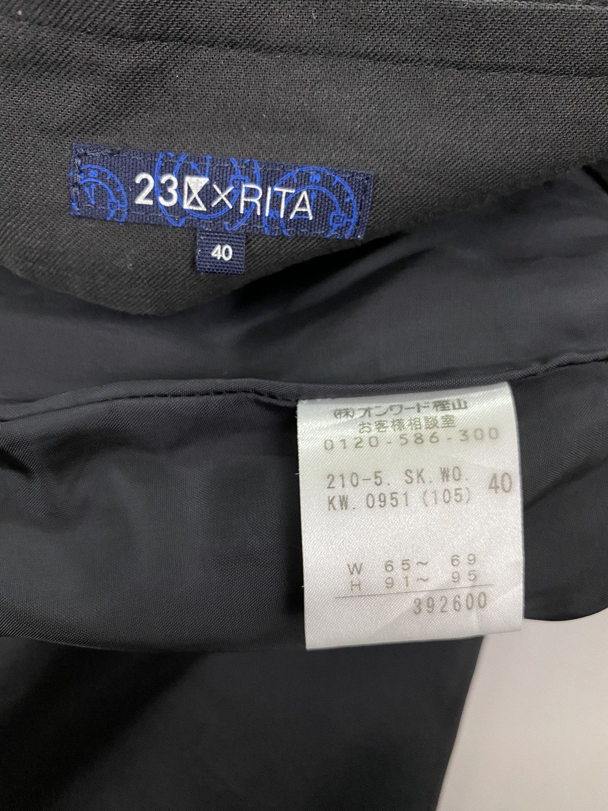 Japanese Brand 23KU X Rita Wrap Skirt Size 30" / US 8 / IT 44 - 8 Thumbnail