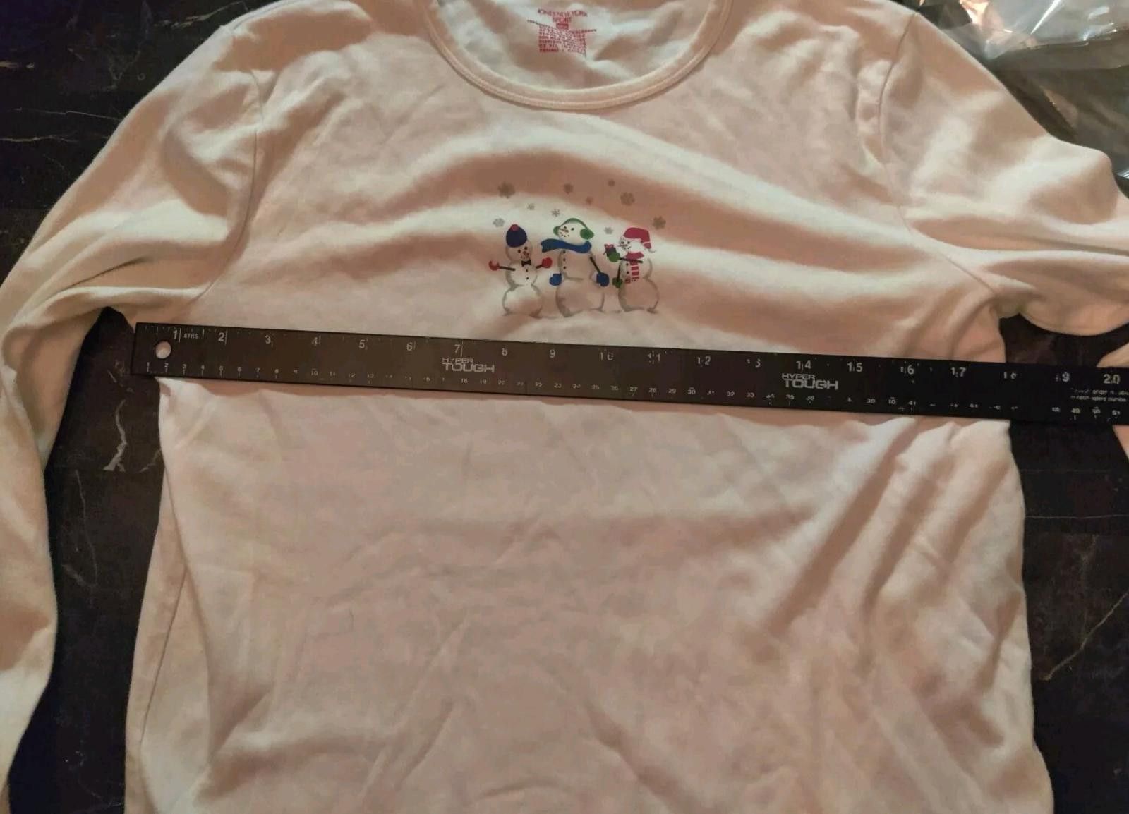 Jones New York Jones New York Womens Long Slv White Tshirt Top Small S Wint Size S / US 4 / IT 40 - 9 Thumbnail