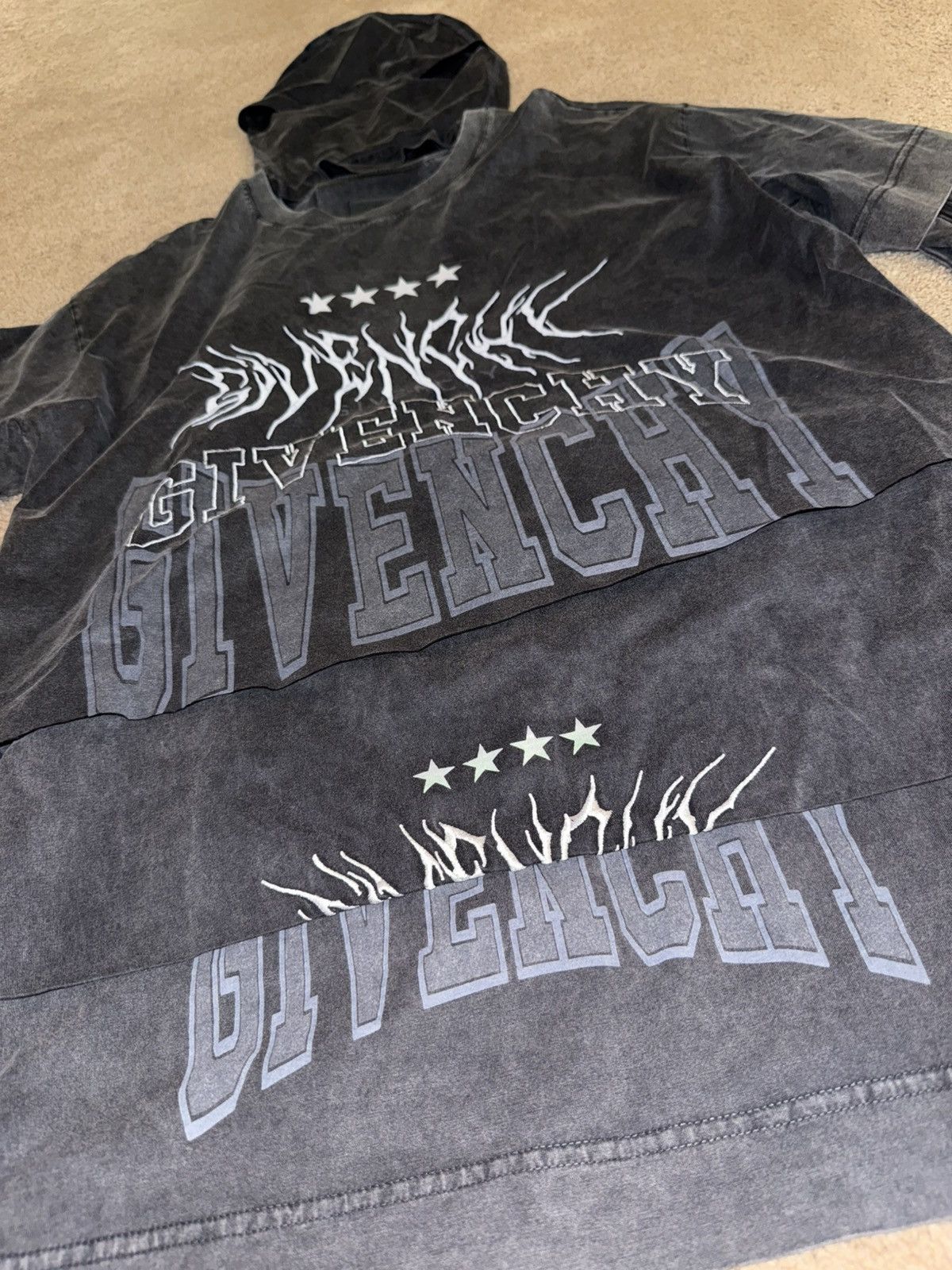 Givenchy Givenchy Gothic layered long sleeve w balaclava Size US XL / EU 56 / 4 - 4 Thumbnail