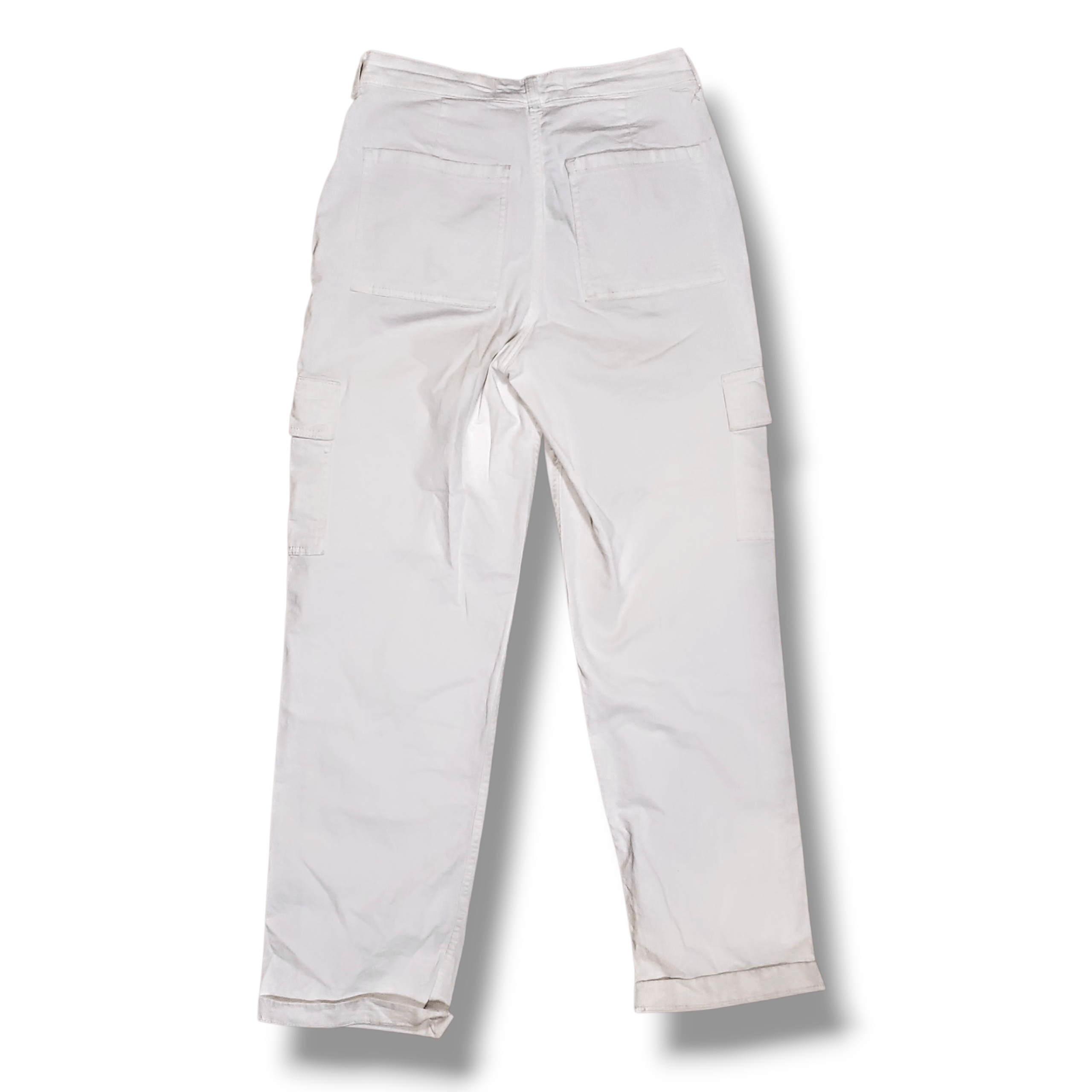 Hollister Hollister Size 2 PRISTINE White High-Rise DAD PANTS Winter Size 27" / US 4 / IT 40 - 3 Thumbnail