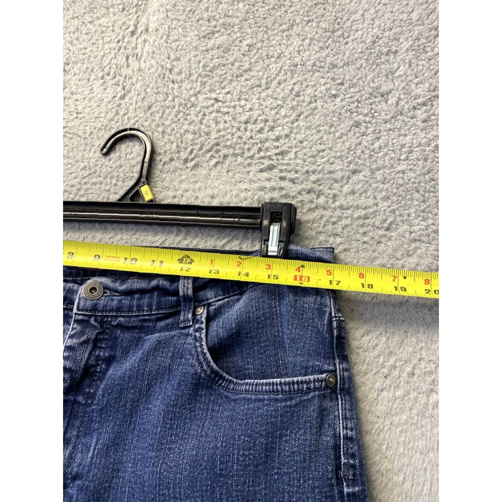 Gloria Vanderbilt Gloria Vanderbilt Amanda Stretch Denim Jeans 18 Ladies' Blue 34x30 16021 Regular Rise Zip Button Closure Inseam 30 Size 40" / US 18 - 5 Thumbnail