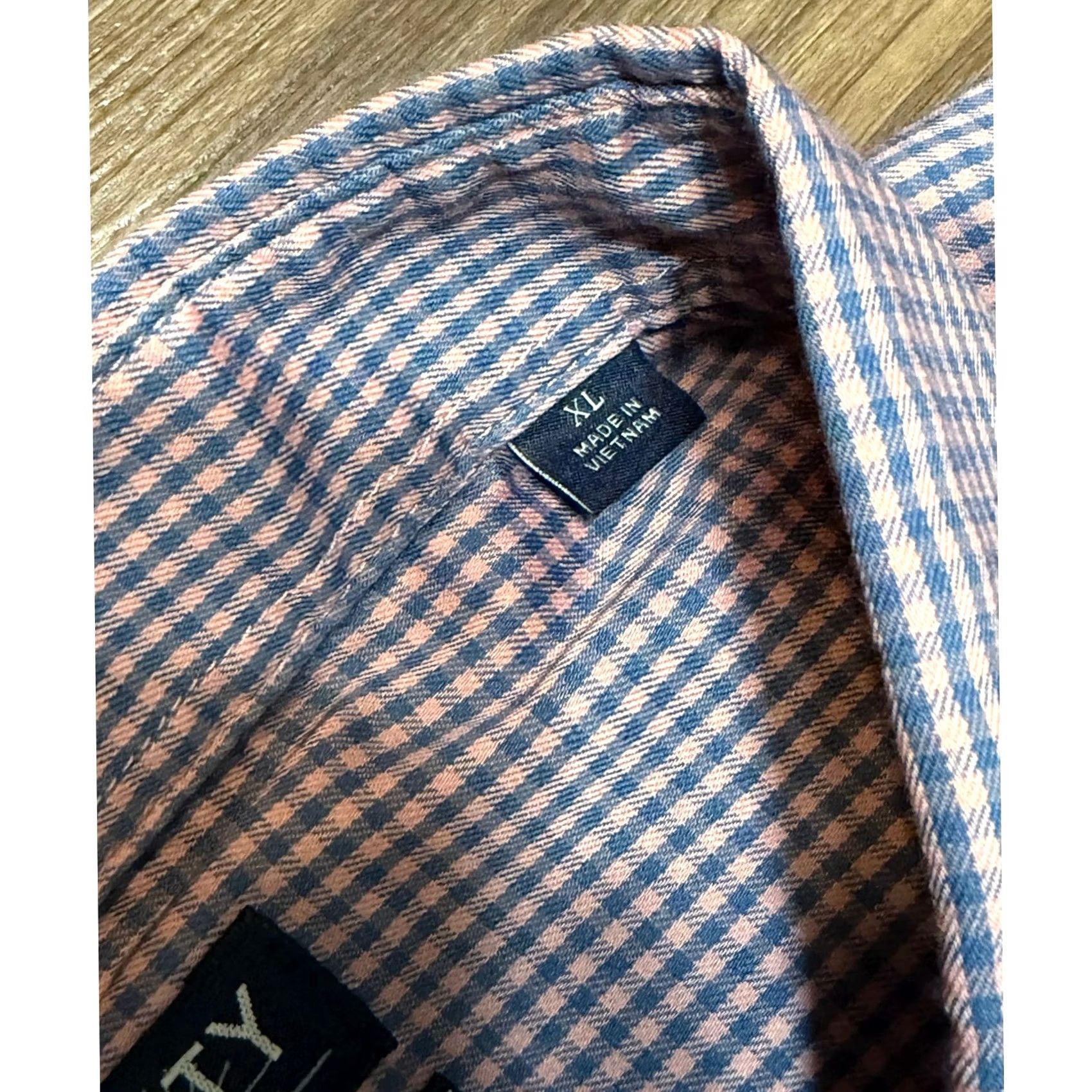 Faherty Faherty Reserve The Movement Shirt Sz XL Blue Pink Gingham Button Down Stretch Size US XL / EU 56 / 4 - 5 Thumbnail