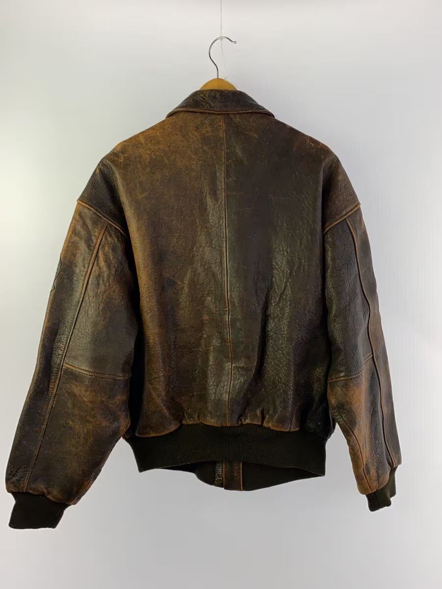 Avirex Avirex A-2 Leather Flight Jacket Brown Size US L / EU 52-54 / 3 - 2 Thumbnail