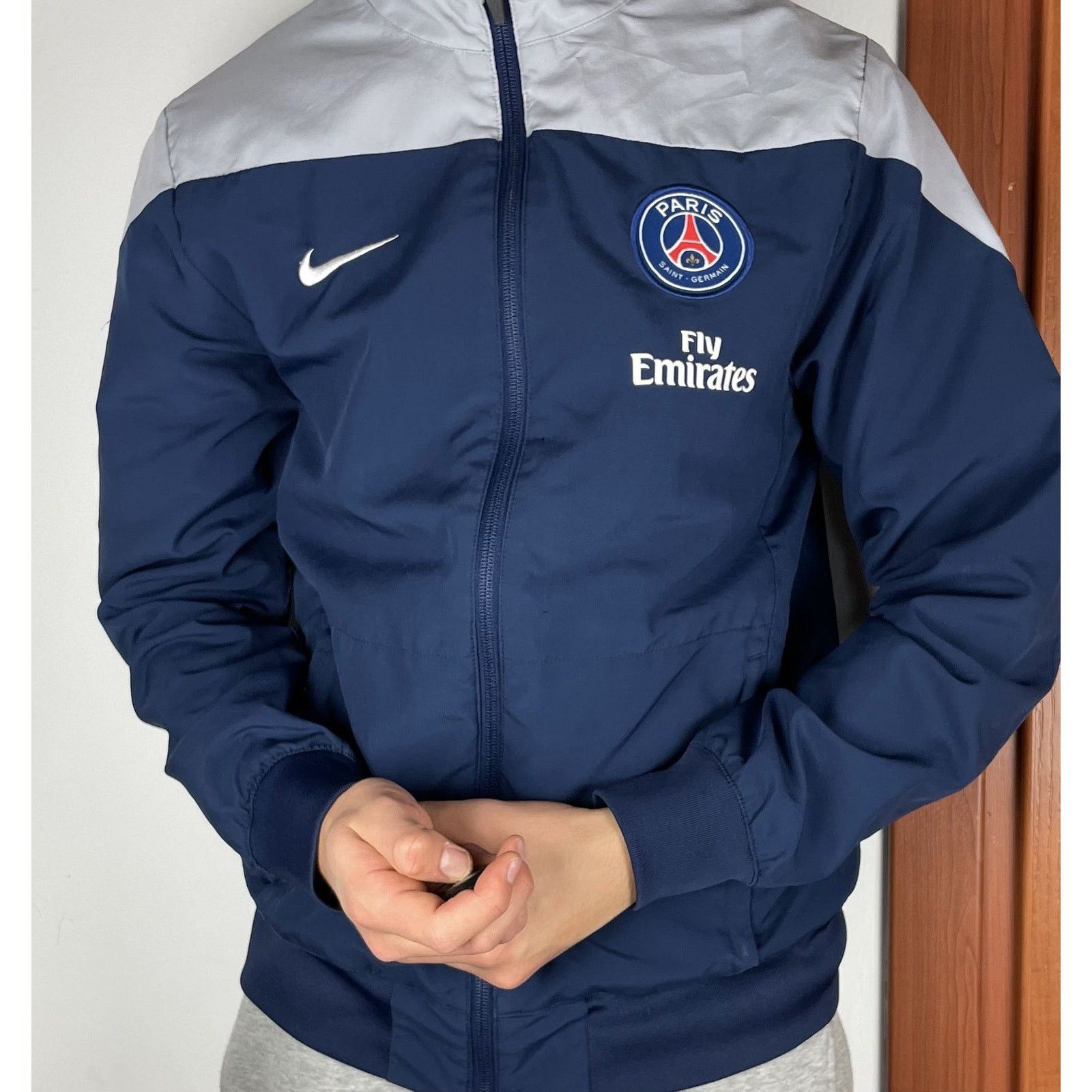 Nike Nike Dri Fit Mens Blue Paris Saint-Germain F.C. Jacket Small Size US S / EU 44-46 / 1 - 2 Thumbnail