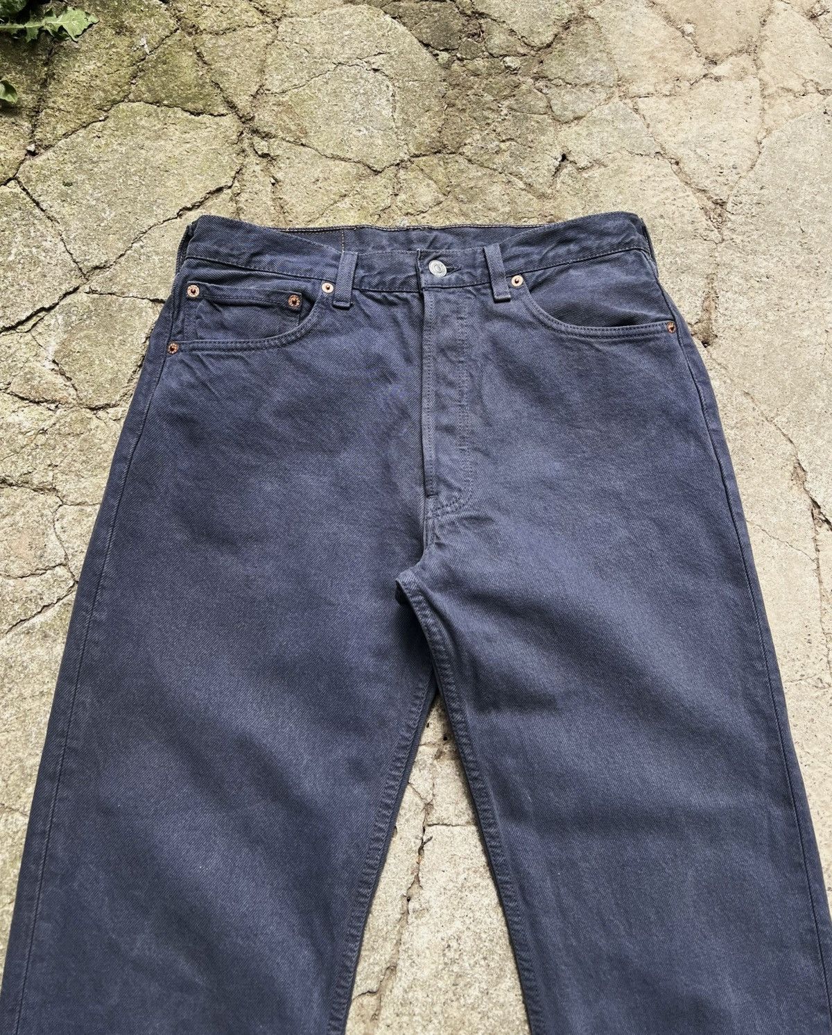 Levi's 90s Vintage Levi’s 501 Distressed Denim Jeans Size US 33 - 4 Thumbnail