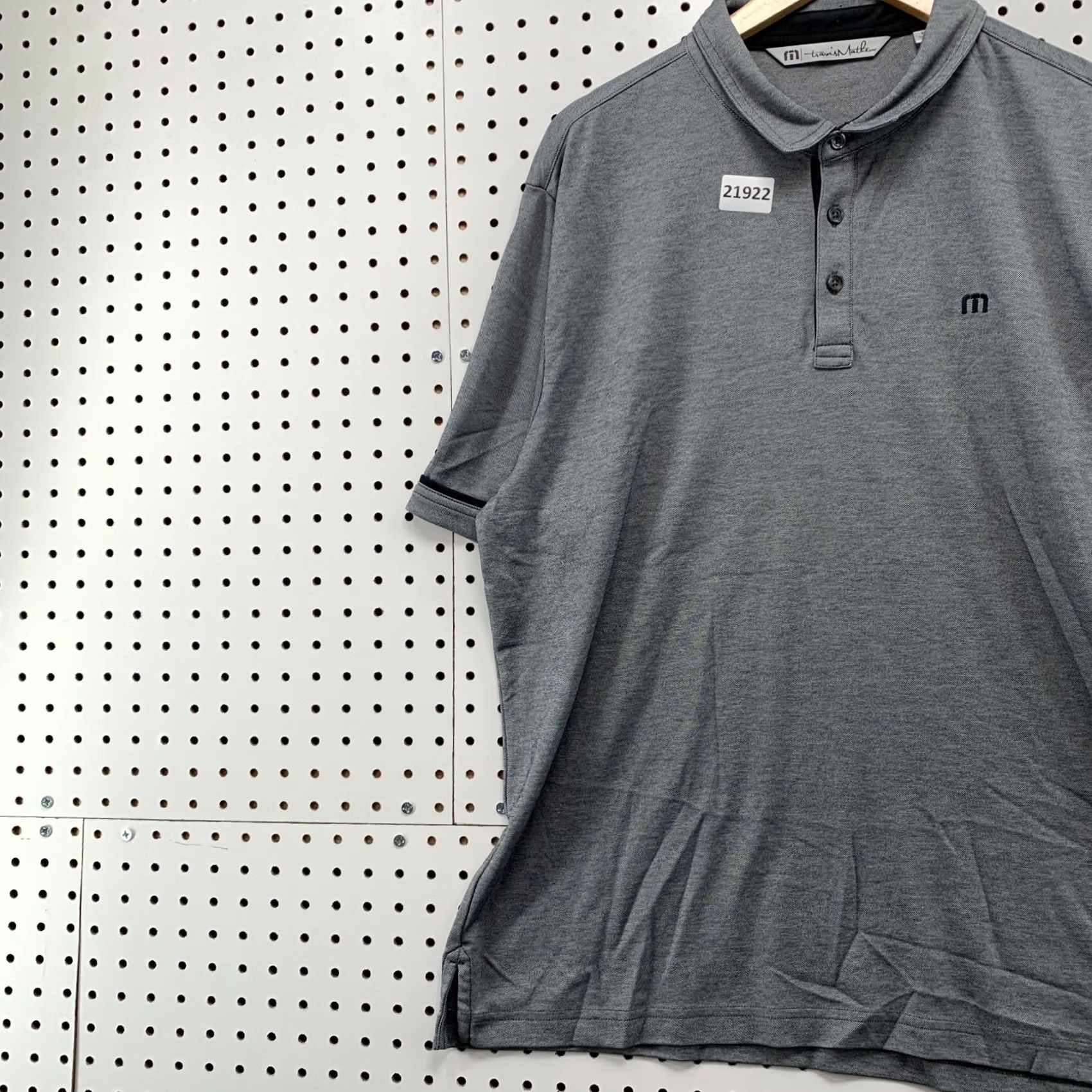 TravisMathew Travis Mathew Polo Shirt Gray Short Sleeve Adults XL Golf Size US XL / EU 56 / 4 - 3 Thumbnail