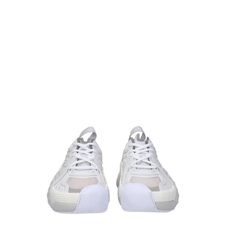 Lanvin ob1o1e1124 Leather Sneakers in White & Grey Size US 6 / IT 36 - 3 Thumbnail
