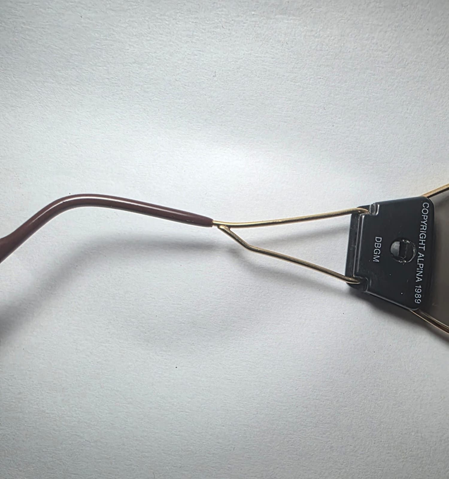 Other ULTRA RARE VINTAGE ALPINA GOLDWING SHIELD SUNGLASSES Size ONE SIZE - 5 Thumbnail