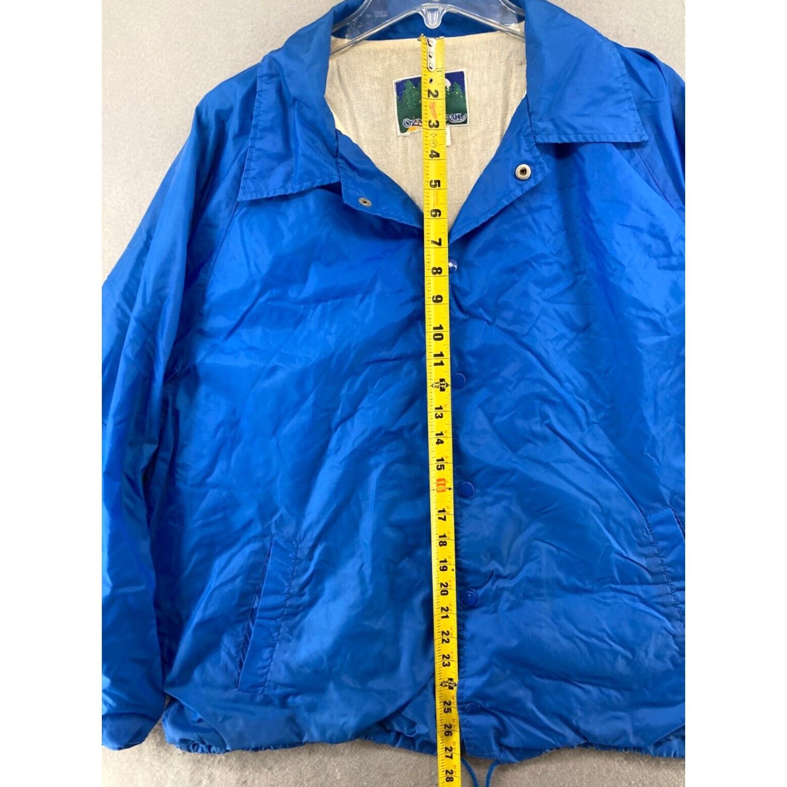 Vintage VINTAGE Ozark Trail Mens Jacket Windbreaker Blue 90s Snap Large Regular Size L - Casual Mens Jacket Size US L / EU 52-54 / 3 - 3 Thumbnail