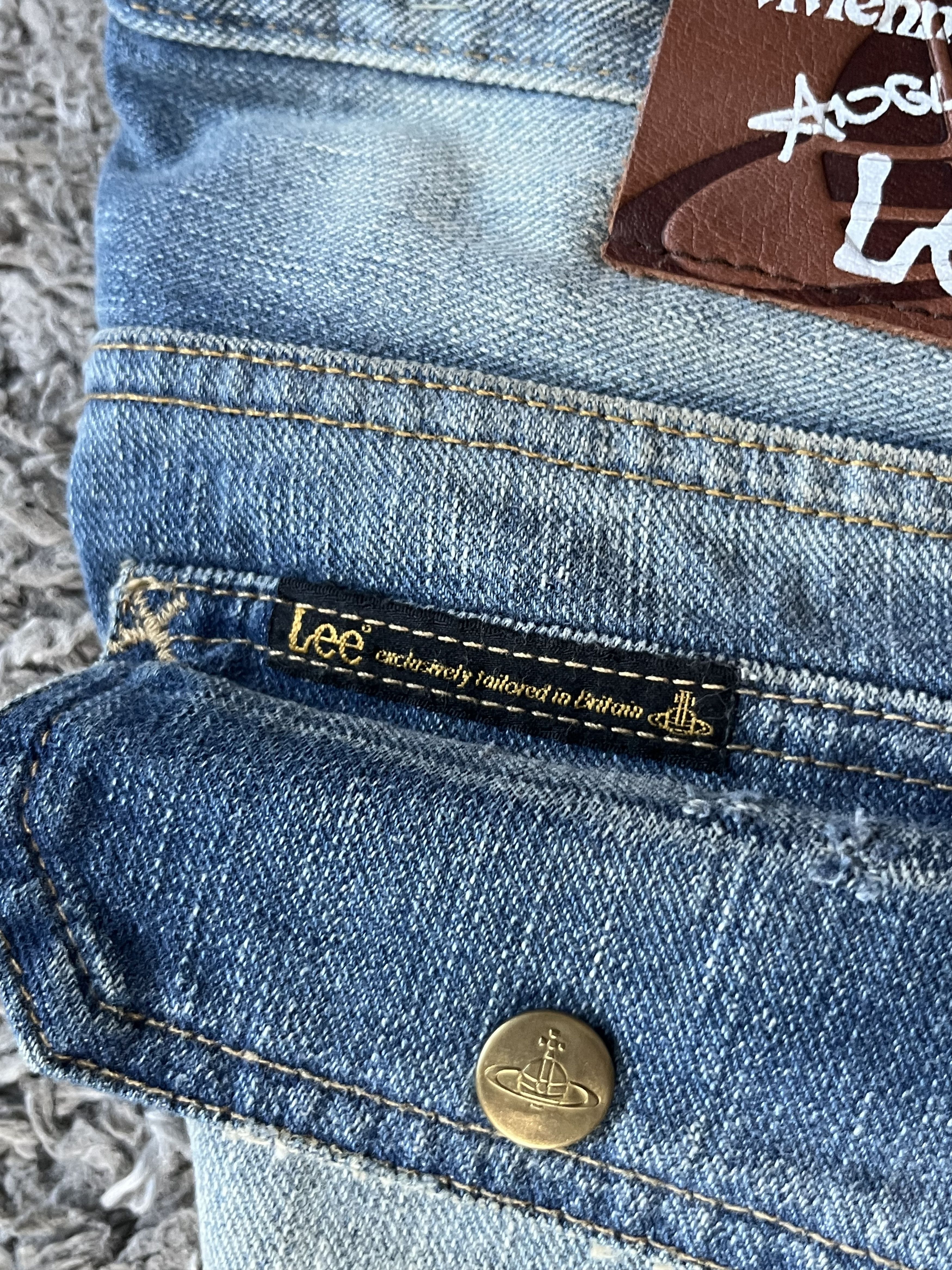 Vivienne Westwood Vintage Jeans Vivienne Westwood x Lee Luxury Avant-Garde Size US 28 / EU 44 - 15 Thumbnail