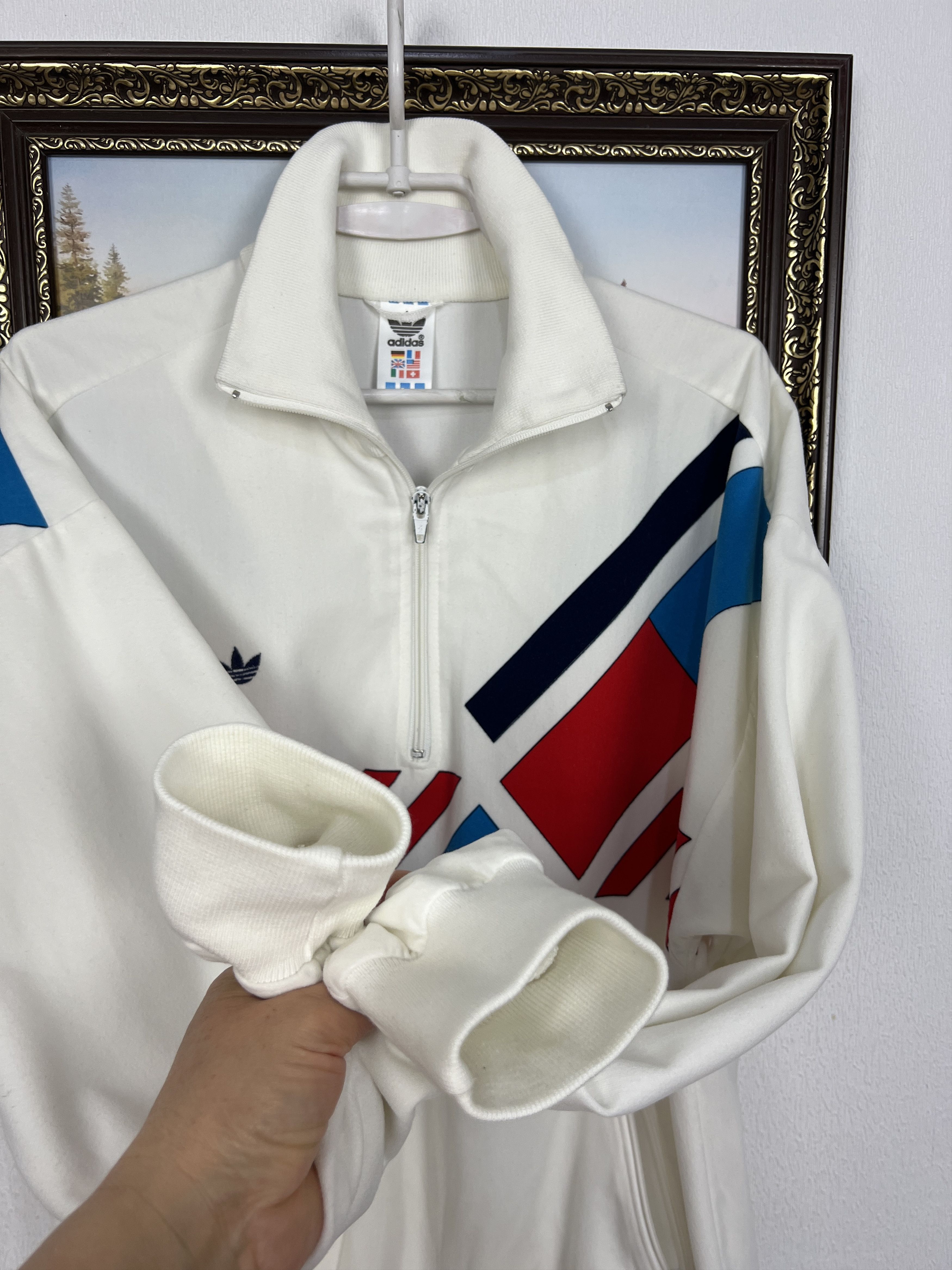 Adidas Vintage 90's Ivan Lendl Tennis Jacket Track Top Agassi Size US M / EU 48-50 / 2 - 6 Thumbnail
