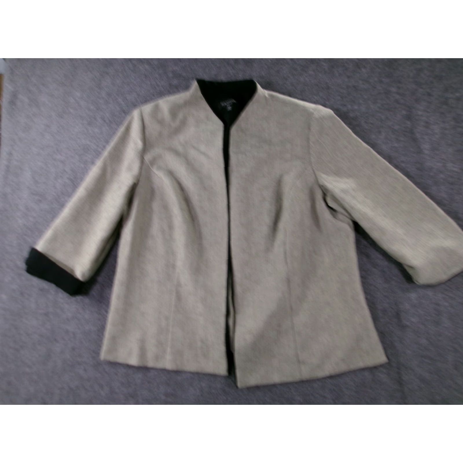 Vintage VINTAGE Perceptions Blazer Women 18W Open Classic Green Polyester Office Professional 90s Designer Preppy Blazer Womens 18W Regular Open All Seasons Size XXL / US 16-18 / IT 52-54 - 2 Thumbnail