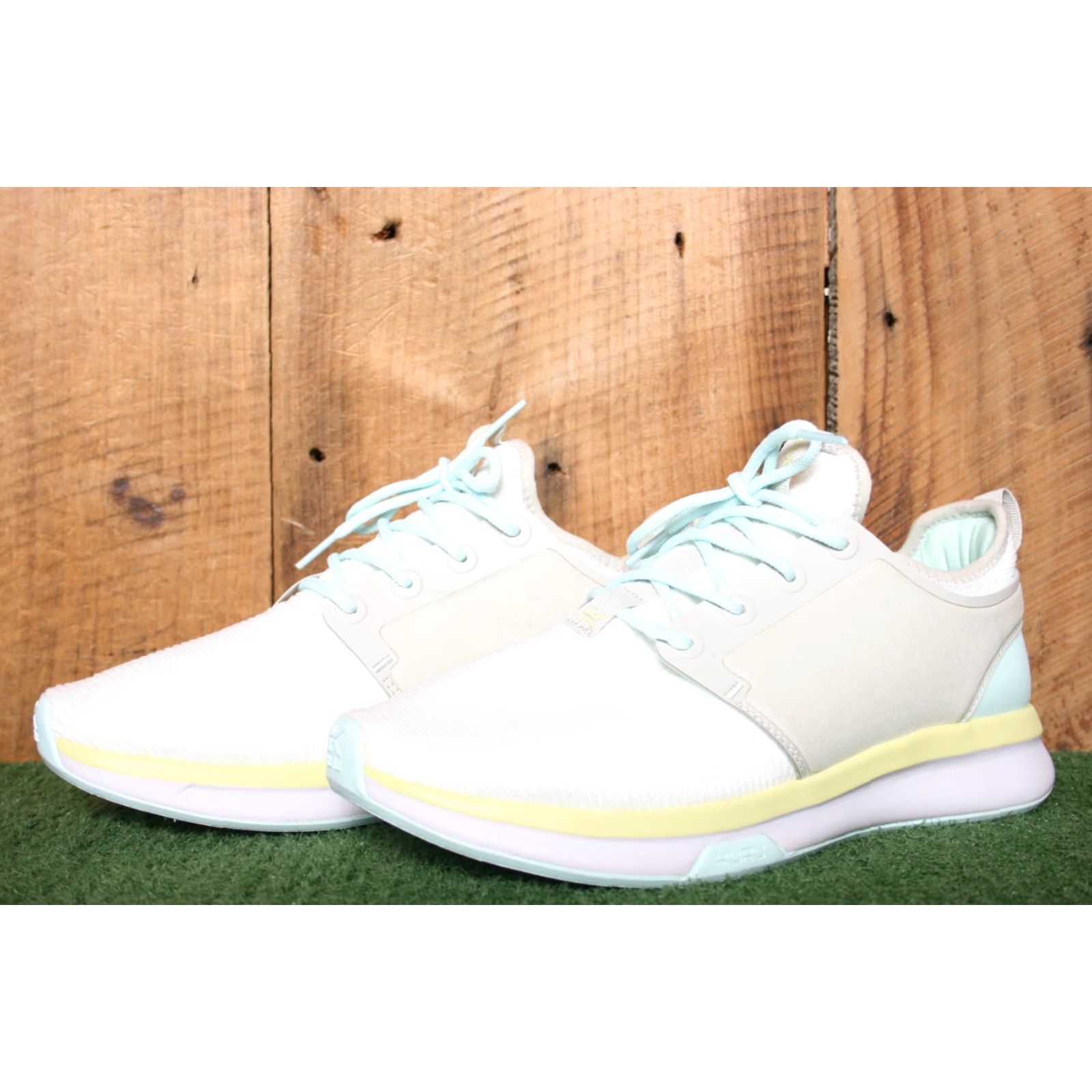 Vintage KURU Atom White Gray Blue Walking Sneakers Women's Sz. 10 Wide Sneaker, Lace Up, Low Top, Athletic Shoes, US 10, EU 41 Size US 8 / IT 38 - 2 Thumbnail