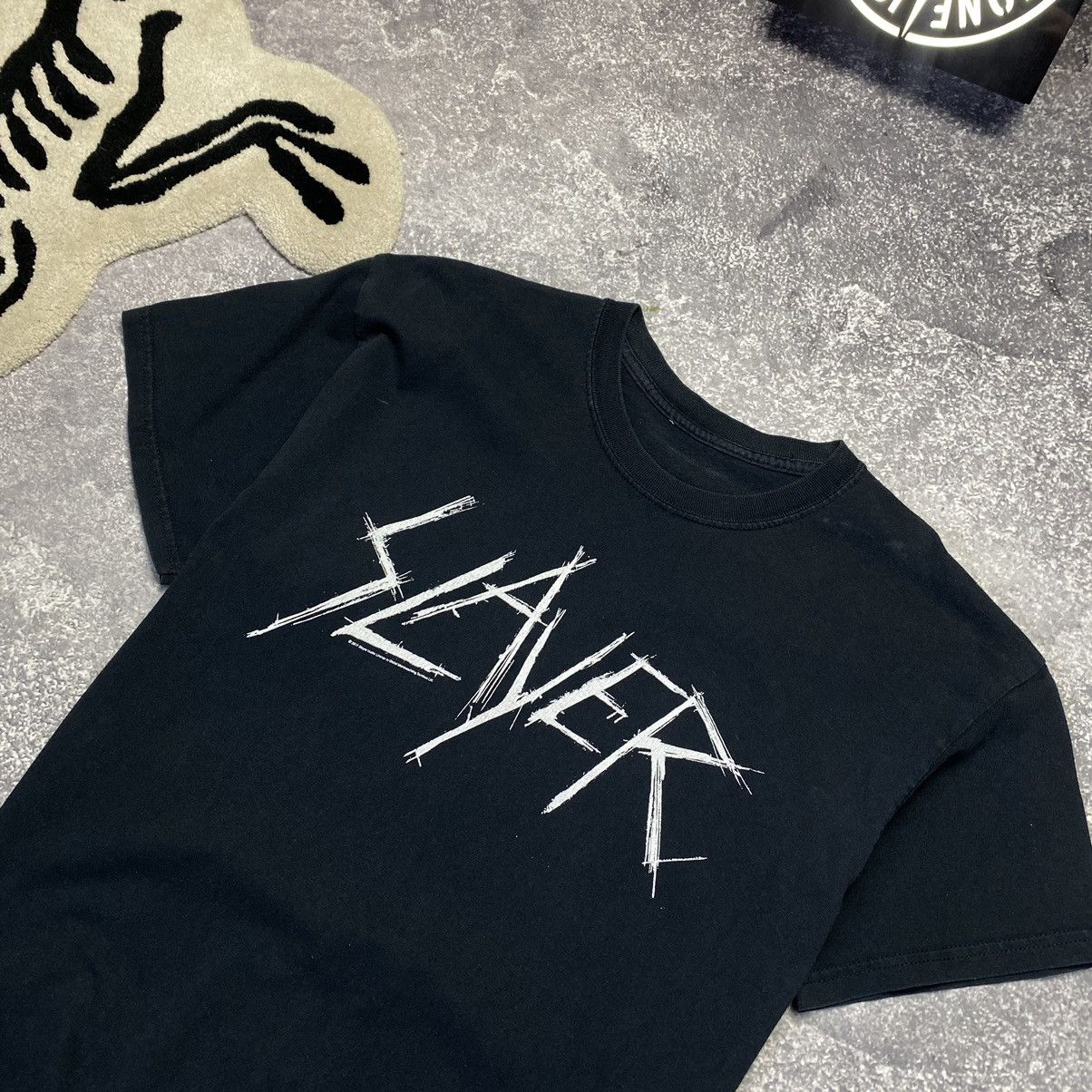 Band Tees Vintage Slayer Big Logo 2017 Rock Band tee Size US M / EU 48-50 / 2 - 2 Thumbnail