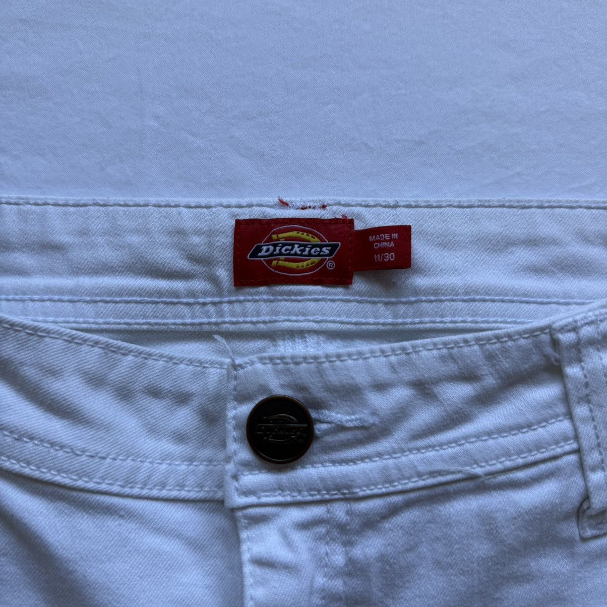 Dickies Dickies Women’s Carpenter Shorts 11/30 White Cuffed Size 34" / US 12 / IT 48 - 10 Thumbnail